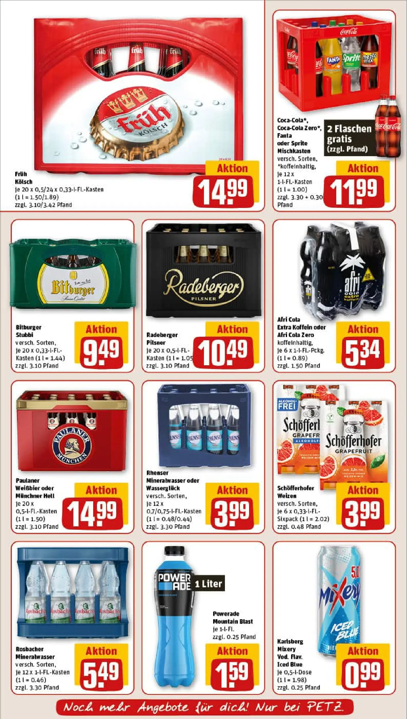 REWE Prospekt ab 13.10.2025 zum Blättern » Angebote | Seite: 16 | Produkte: Fanta, Sprite, Grapefruit, Paulaner