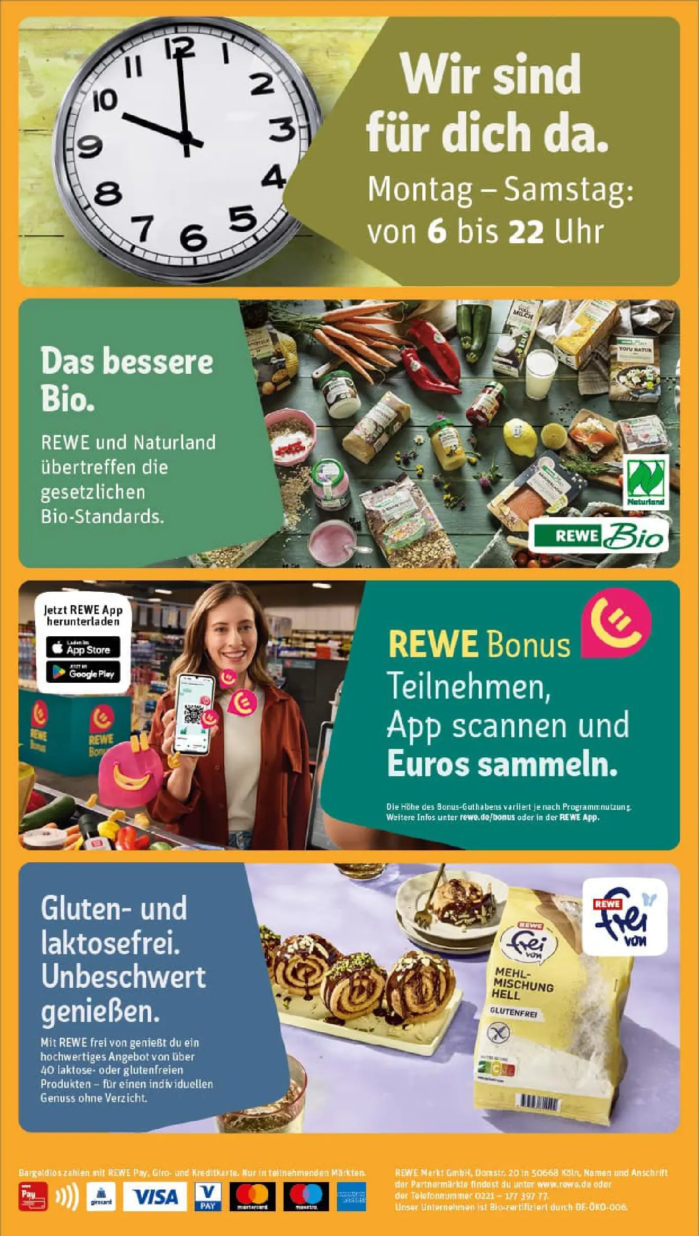 REWE Prospekt ab 13.10.2025 zum Blättern » Angebote | Seite: 2 | Produkte: Mehl, Uhr