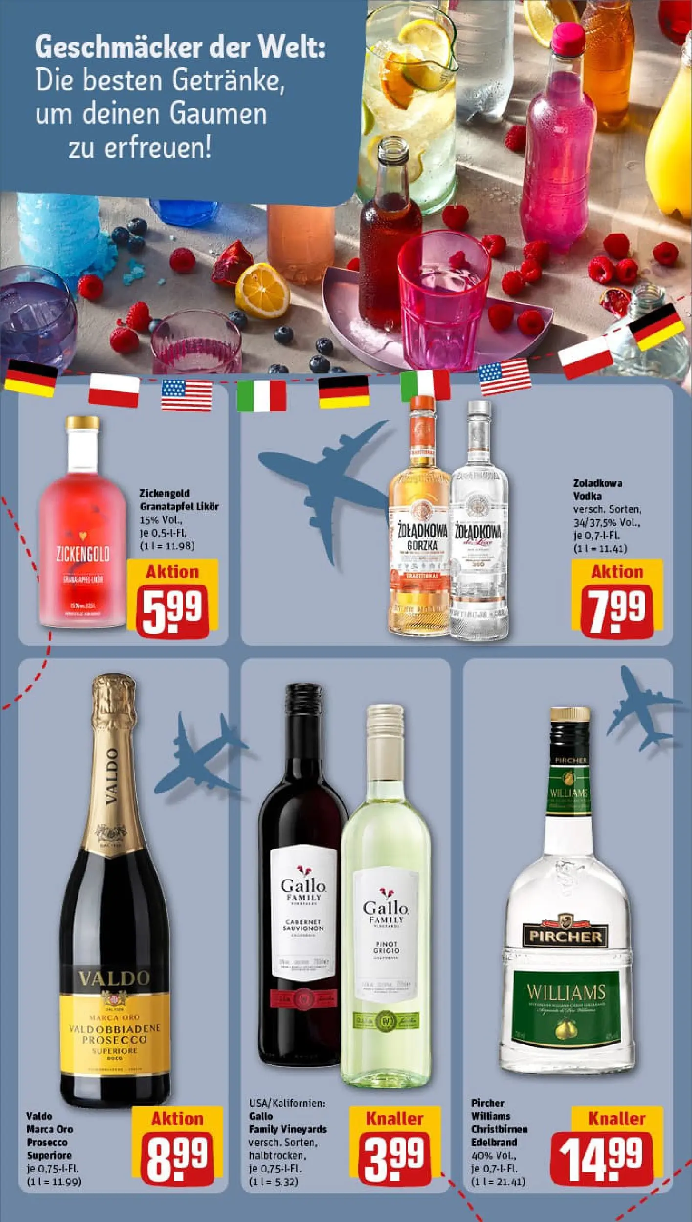 REWE Prospekt ab 13.10.2025 zum Blättern » Angebote | Seite: 21 | Produkte: Granatapfel, Likör, Prosecco, Vodka