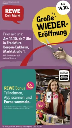 Rewe prospekt Frankfurt / Bergen-Enkheim	 ab 13.10.2025 gültig