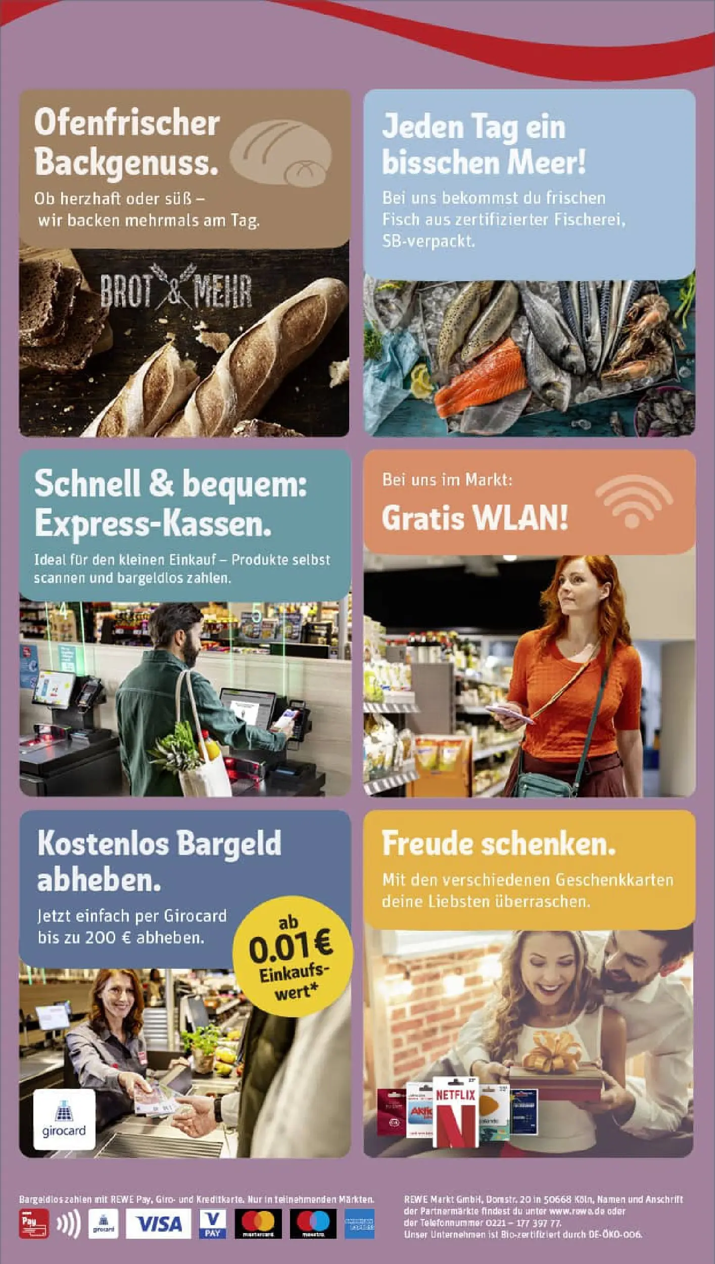 REWE Prospekt ab 13.10.2025 zum Blättern » Angebote | Seite: 2 | Produkte: Fisch, Brot