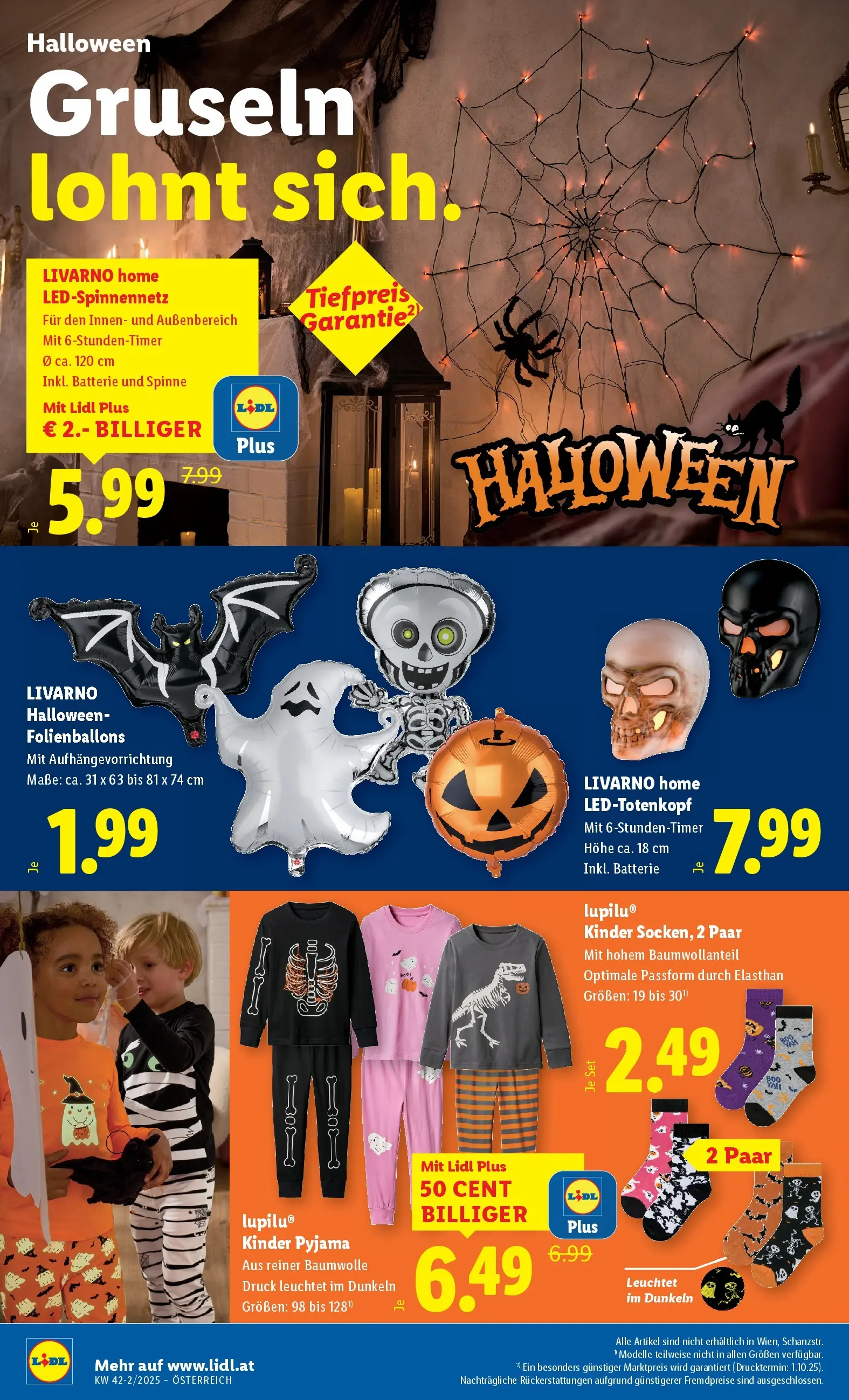 Lidl - Lidl: Flugblatt in deiner Nähe ab 15.10.2025 - Angebote ab donnerstag | Seite: 22 | Produkte: Pyjama, Batterie