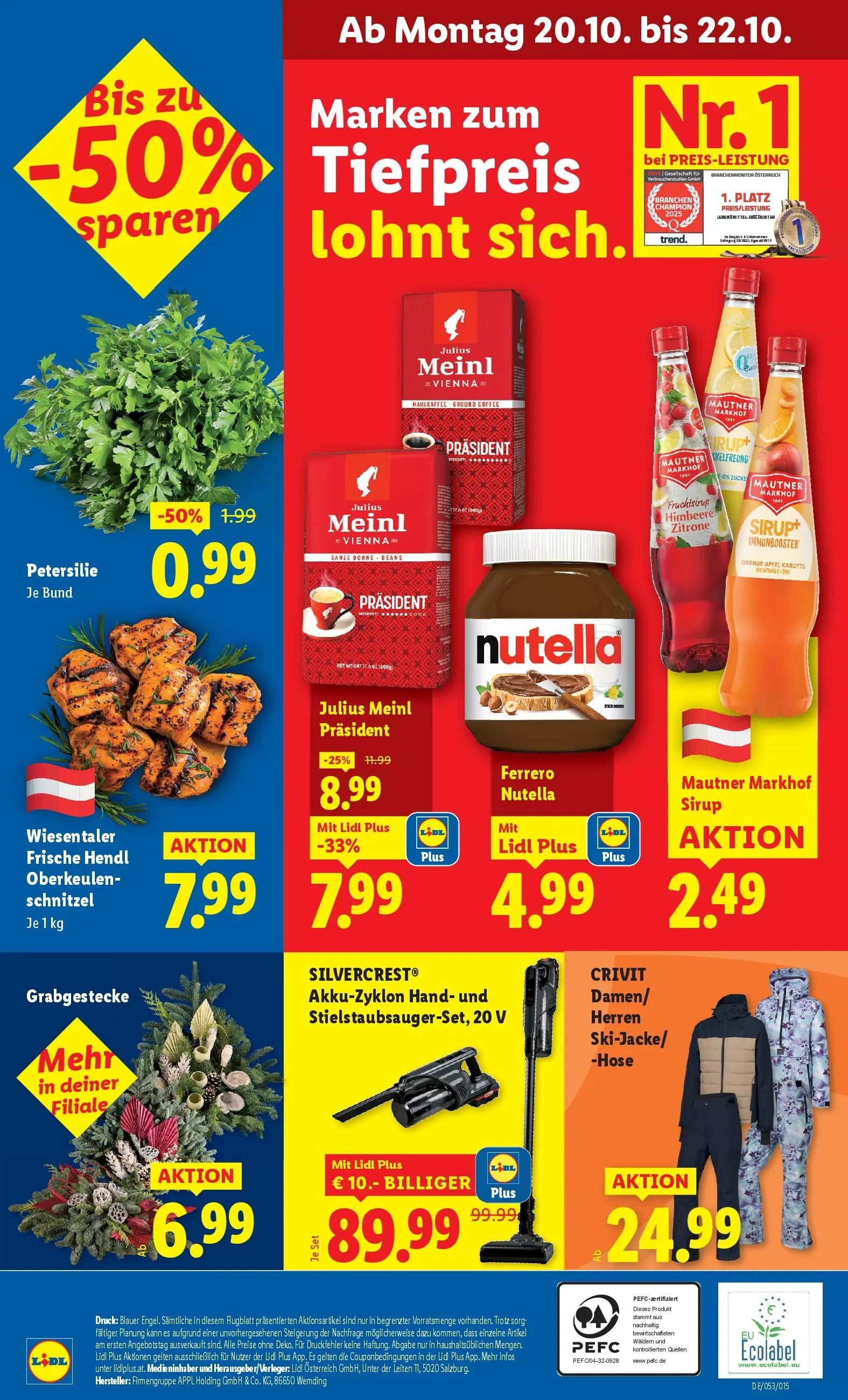 Lidl - Lidl: Flugblatt in deiner Nähe ab 15.10.2025 - Angebote ab donnerstag | Seite: 48 | Produkte: Hose, Zitrone, Himbeere, Petersilie