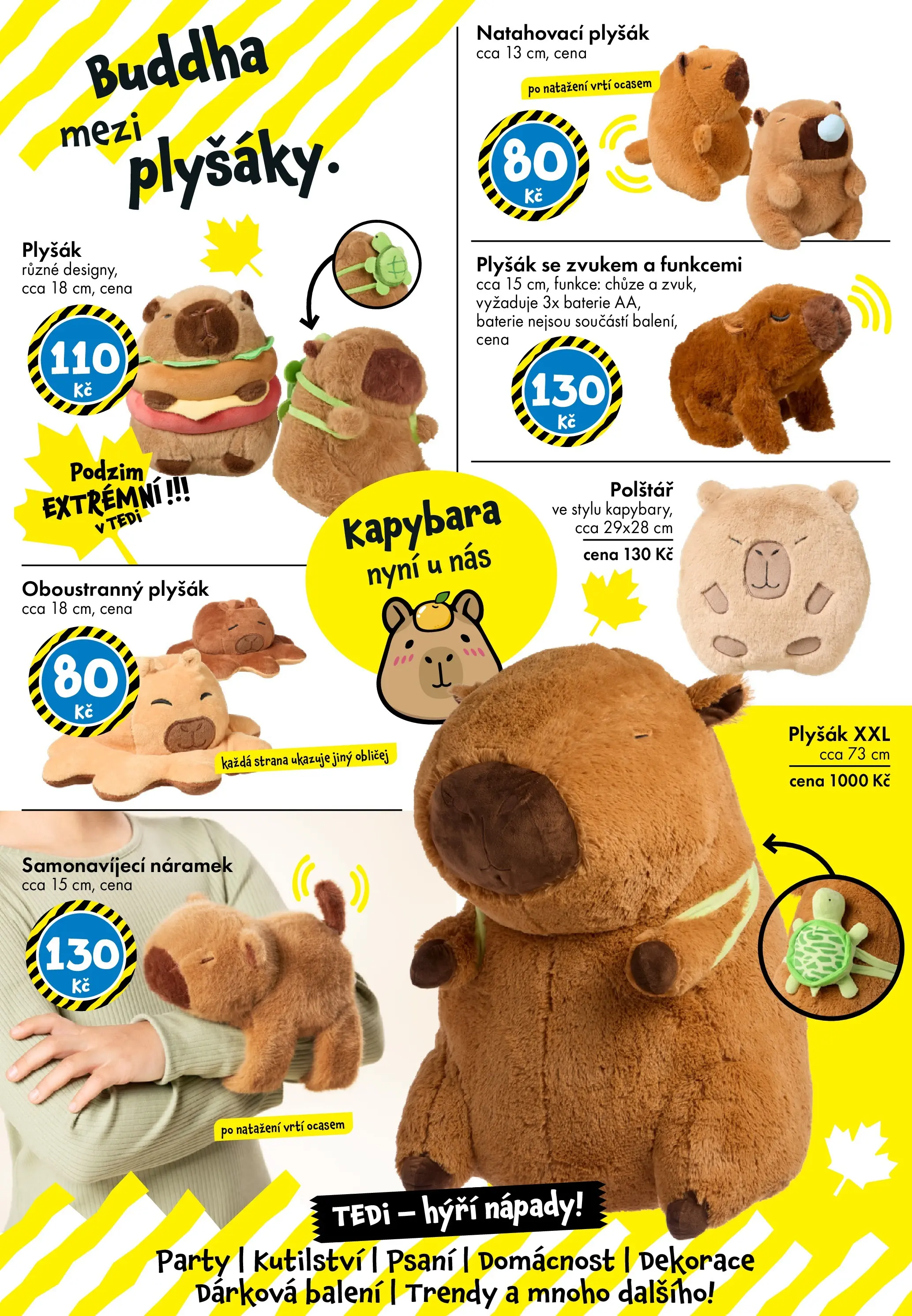 TEDi leták od 10.10.2025 - akční nabídka | Strana: 4 | Produkty: Polštář, Baterie, Plyšák, Dekorace