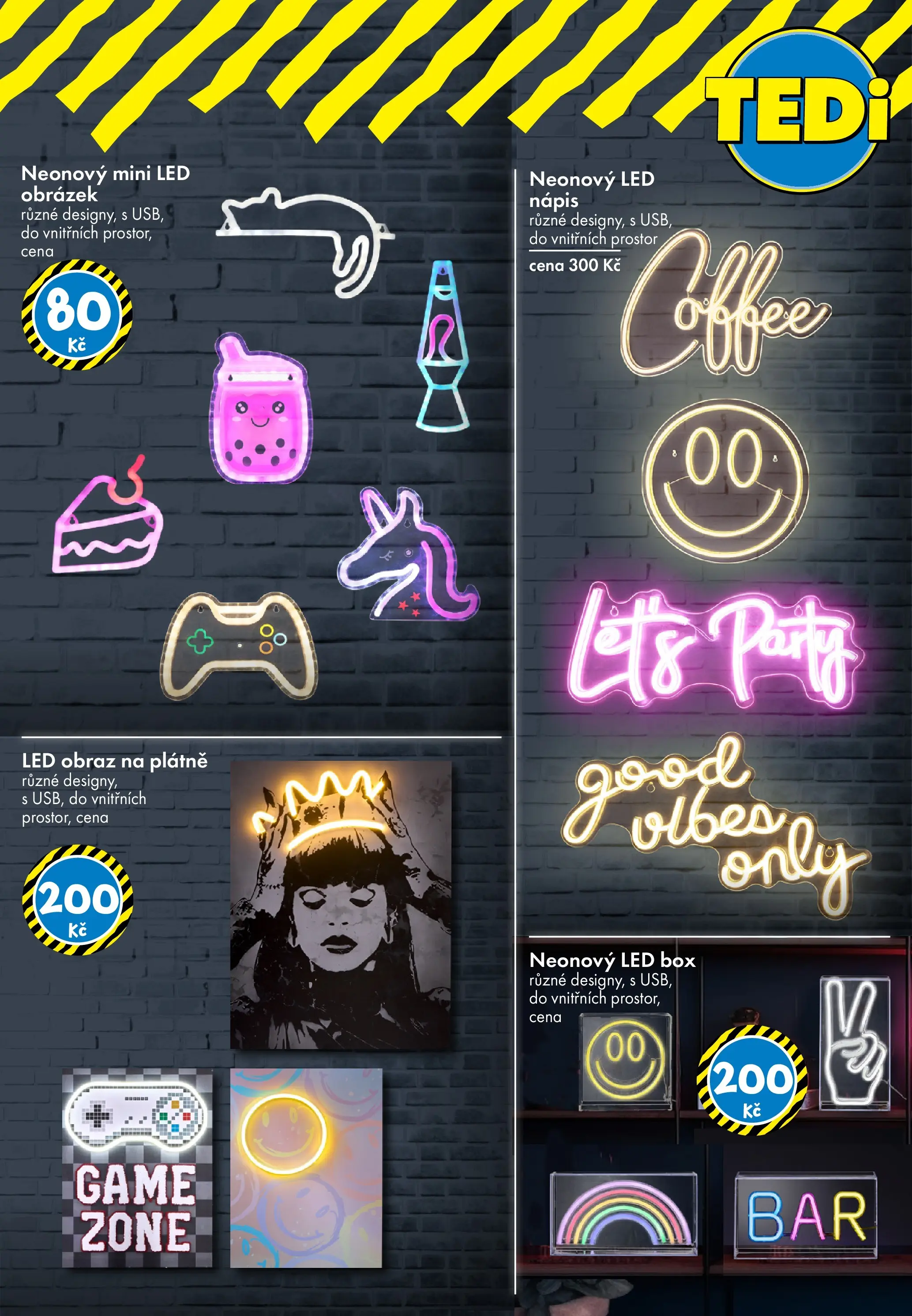 TEDi leták od 10.10.2025 - akční nabídka | Strana: 17 | Produkty: Box, Obraz, LED