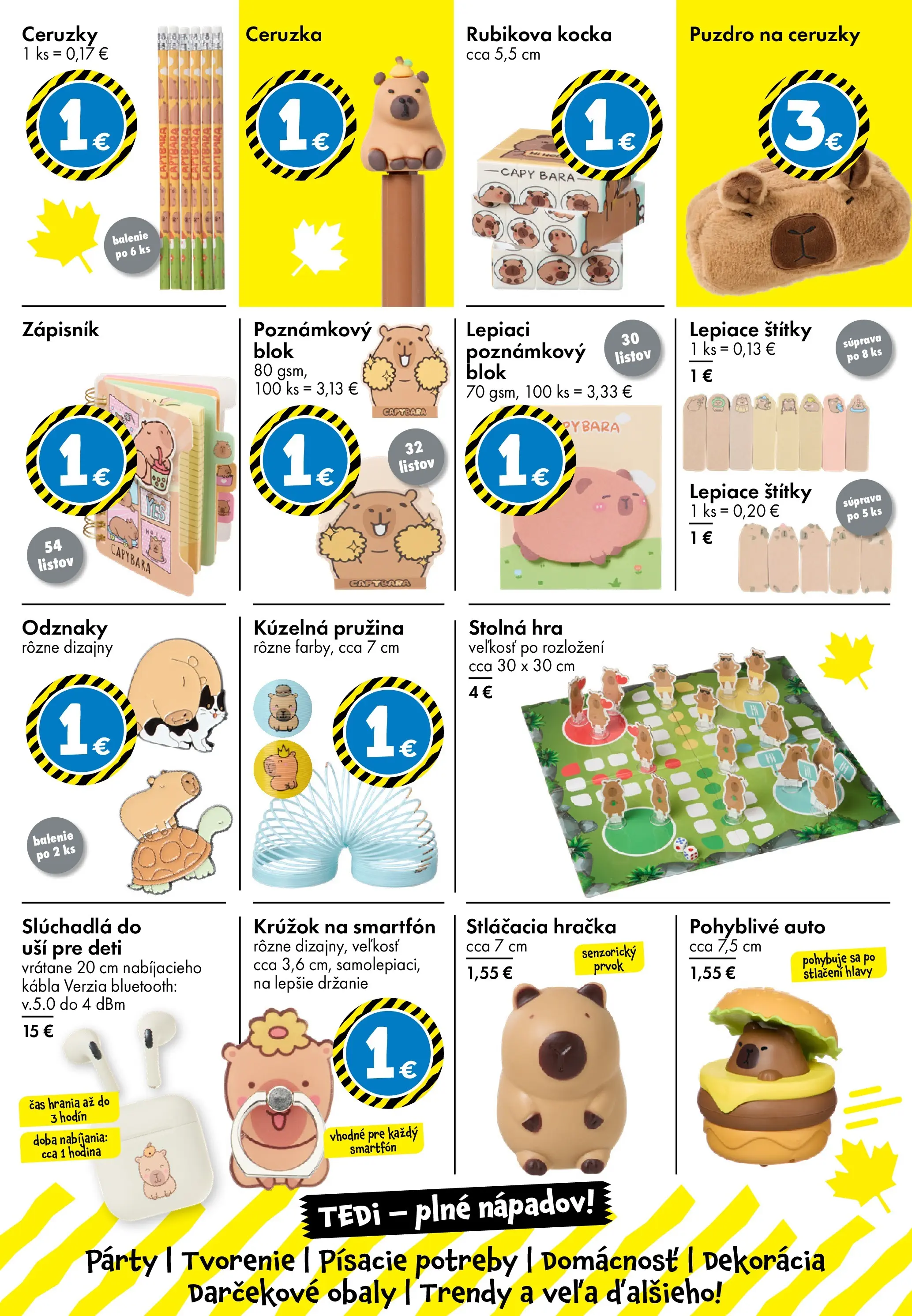 TEDi leták od 10.10.2025 → Aktuálna ponuka online | Strana: 5 | Produkty: Slúchadlá, Bluetooth, Smartfón