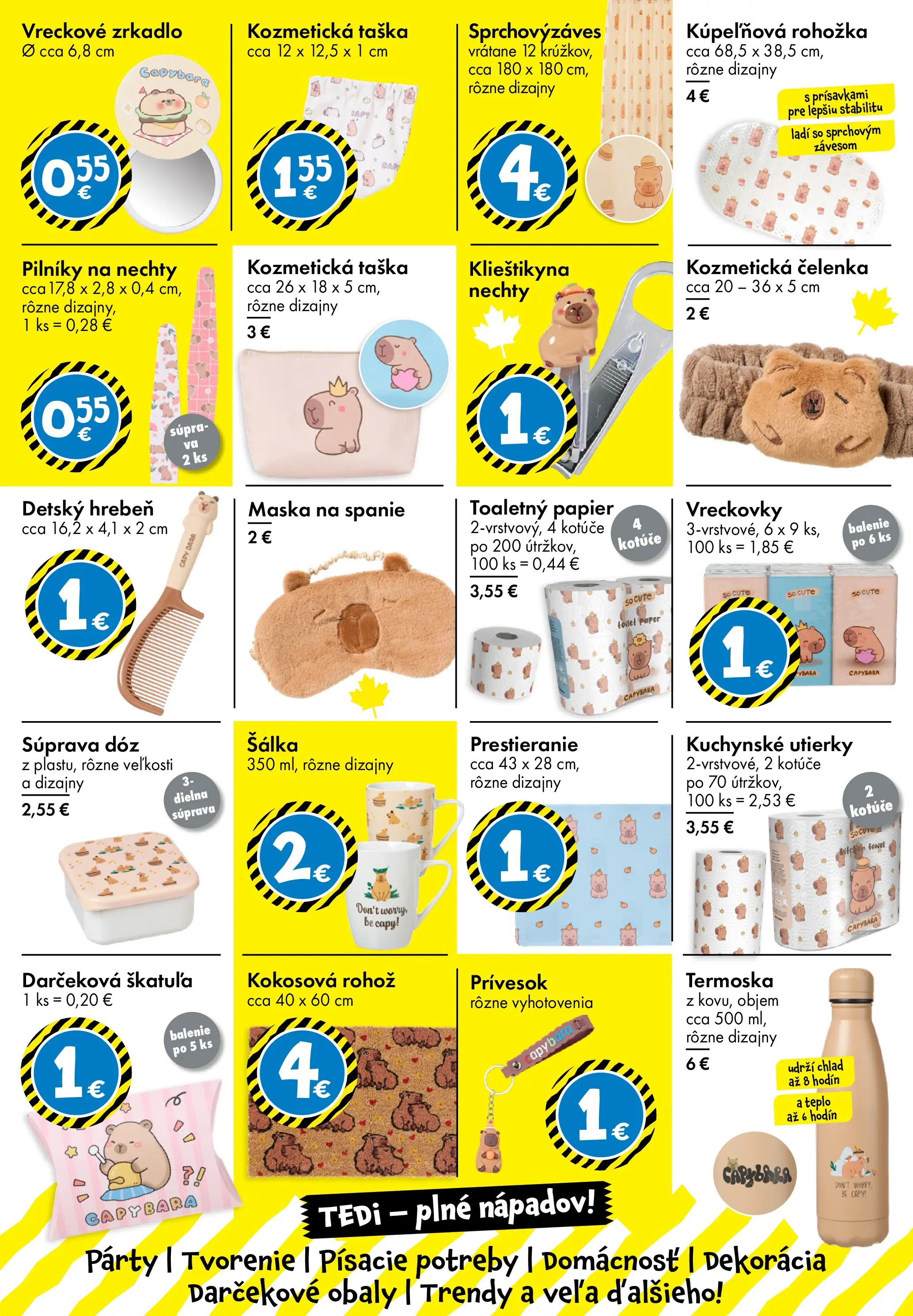 TEDi leták od 10.10.2025 → Aktuálna ponuka online | Strana: 7 | Produkty: Rohožka, Zrkadlo, Hrebeň