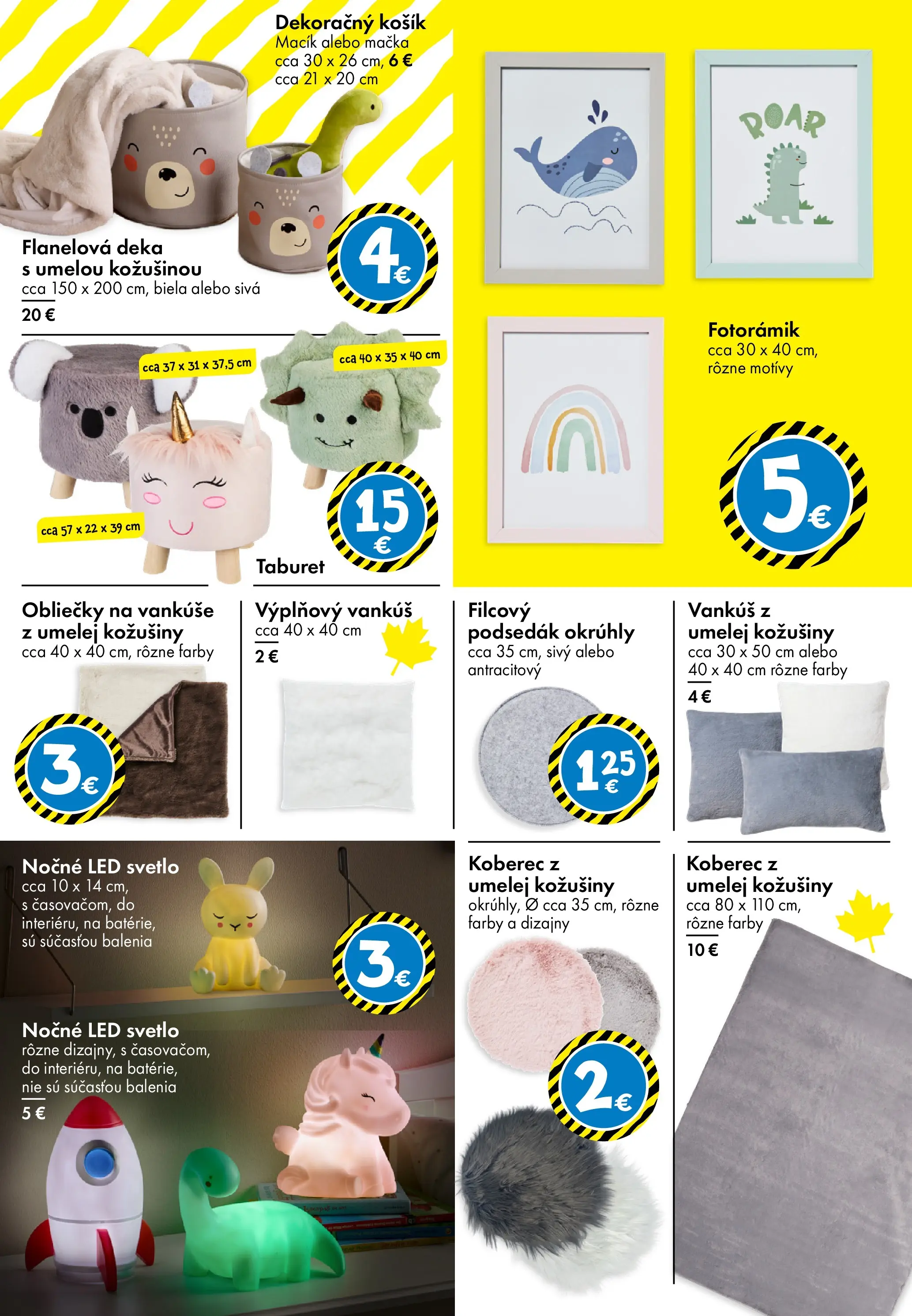 TEDi leták od 10.10.2025 → Aktuálna ponuka online | Strana: 11 | Produkty: Obliečky, Vankúš, Vankúše, Koberec