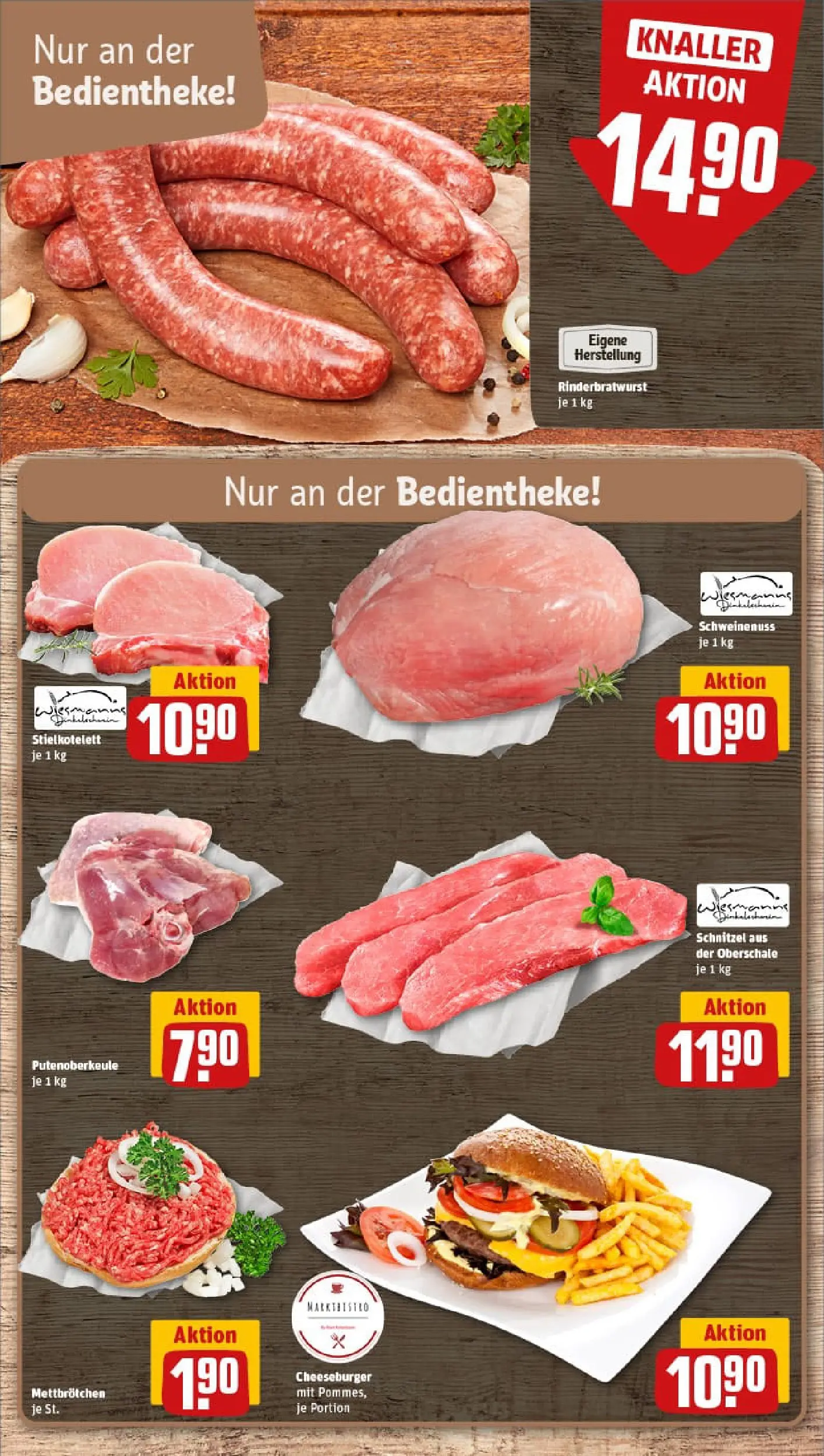 REWE Prospekt ab 13.10.2025 zum Blättern » Angebote | Seite: 8 | Produkte: Pommes, Schnitzel