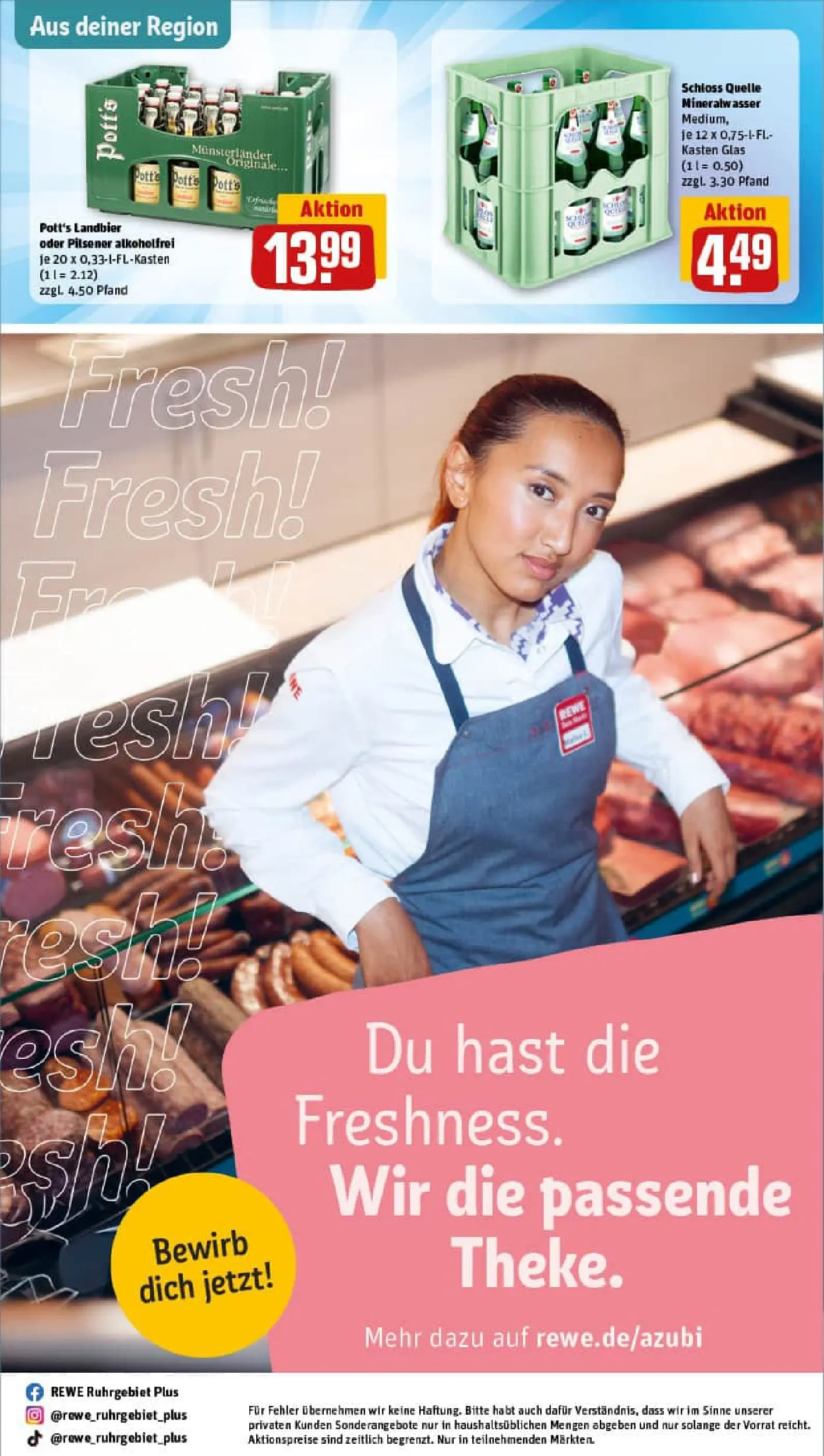 REWE Prospekt ab 13.10.2025 zum Blättern » Angebote | Seite: 27 | Produkte: Mineralwasser