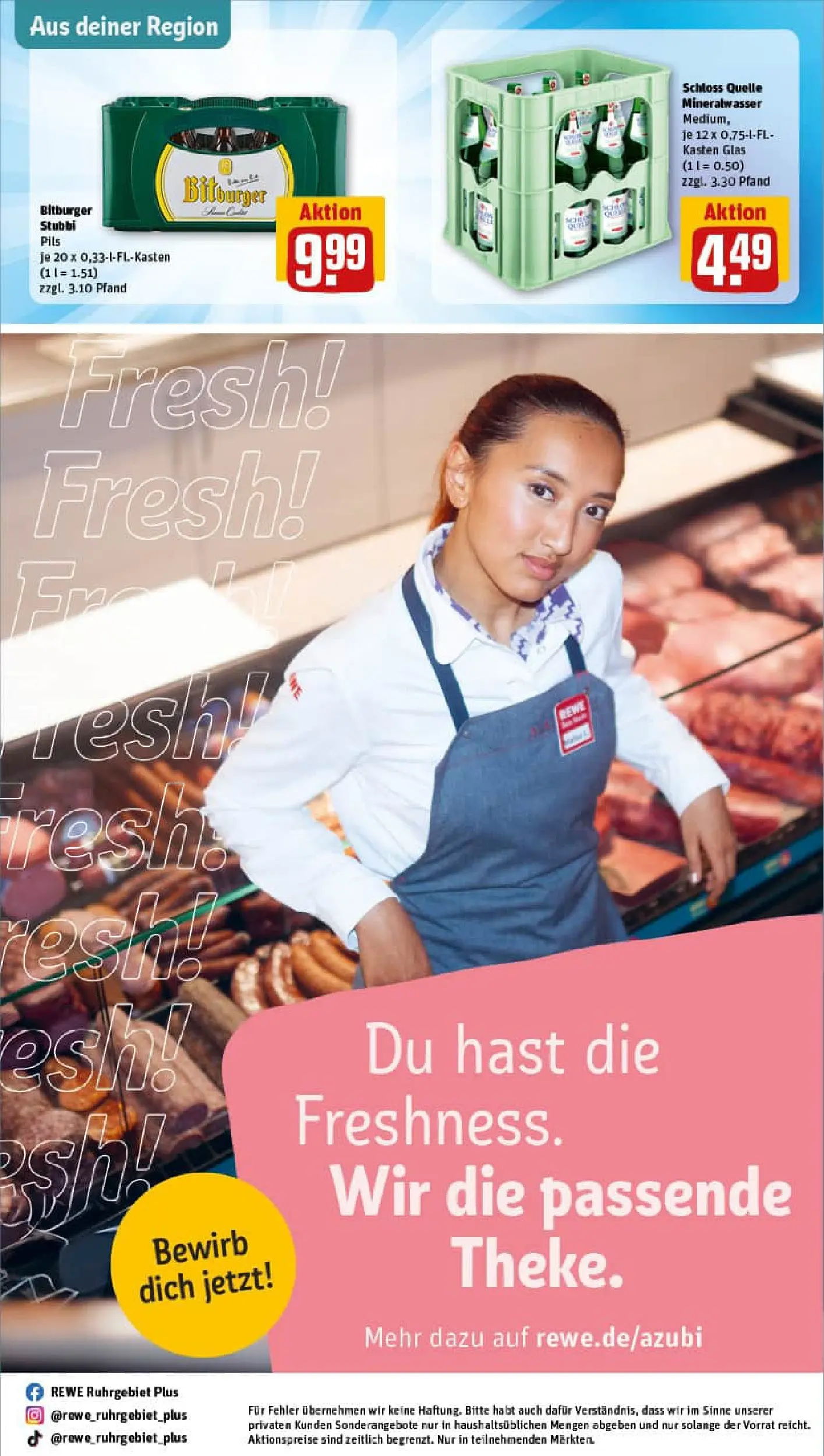 REWE Prospekt ab 13.10.2025 zum Blättern » Angebote | Seite: 27 | Produkte: Bitburger, Pils, Mineralwasser