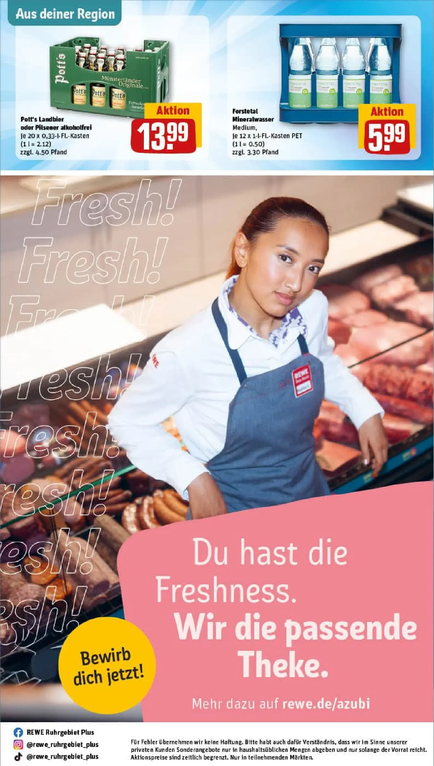 REWE Prospekt ab 13.10.2025 zum Blättern » Angebote | Seite: 28 | Produkte: Mineralwasser