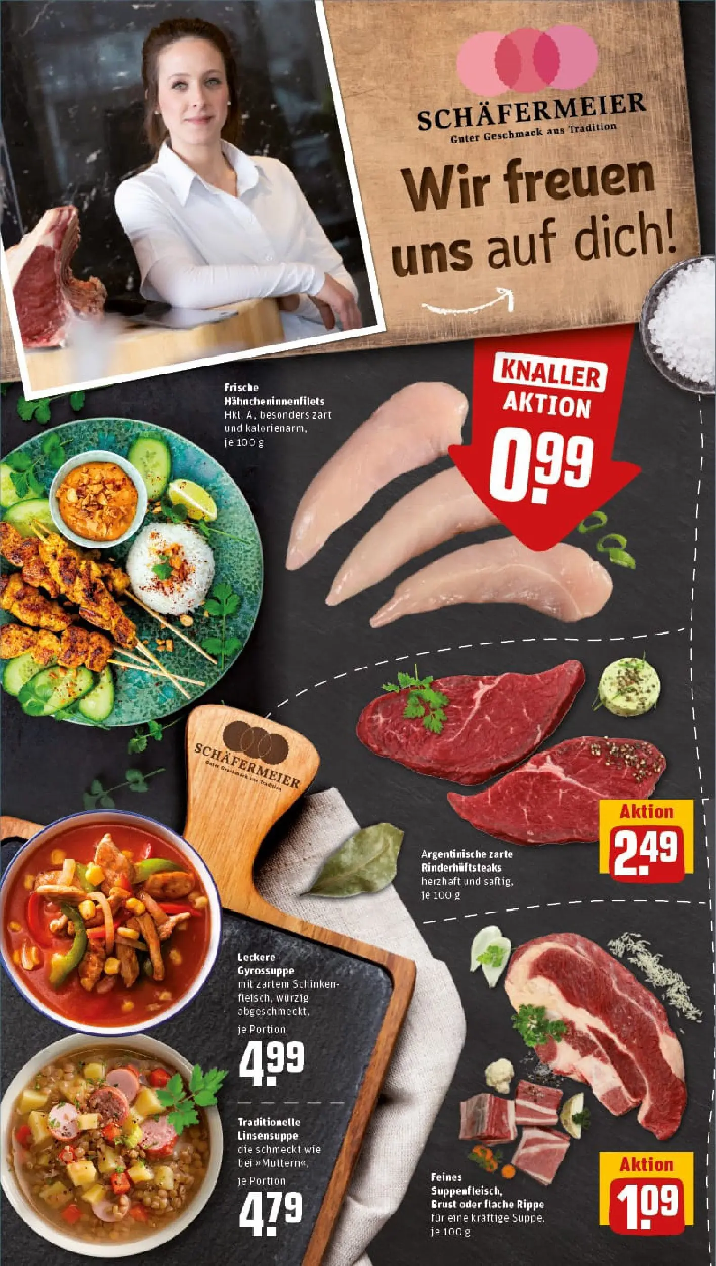REWE Prospekt ab 13.10.2025 zum Blättern » Angebote | Seite: 6 | Produkte: Schinken