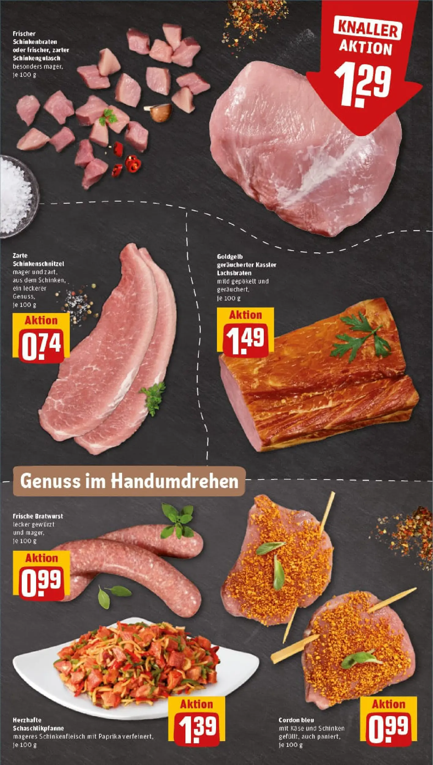 REWE Prospekt ab 13.10.2025 zum Blättern » Angebote | Seite: 7 | Produkte: Käse, Bratwurst, Paprika, Schinken