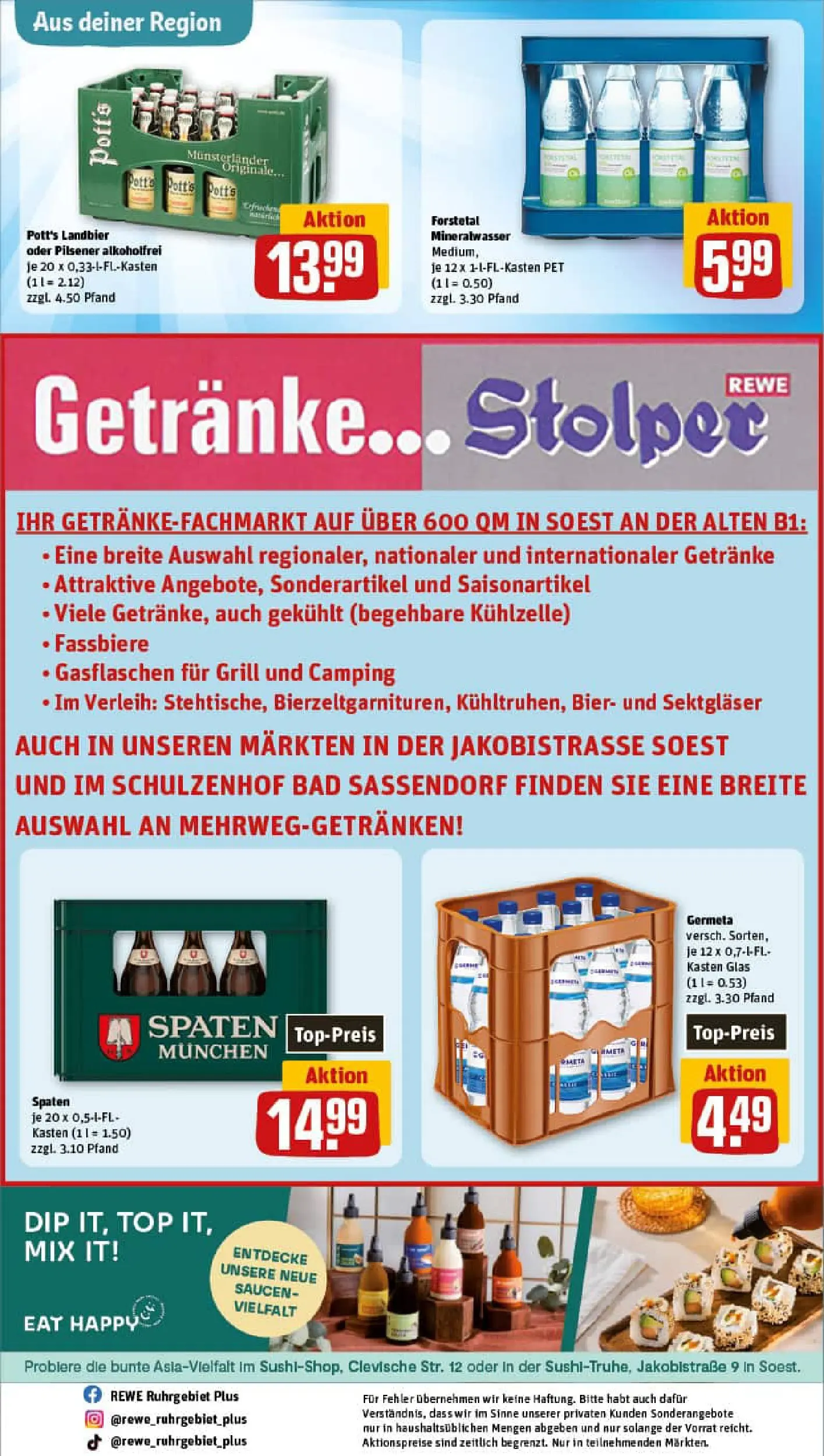 REWE Prospekt ab 13.10.2025 zum Blättern » Angebote | Seite: 27 | Produkte: Grill, Bier, Bad, Mineralwasser