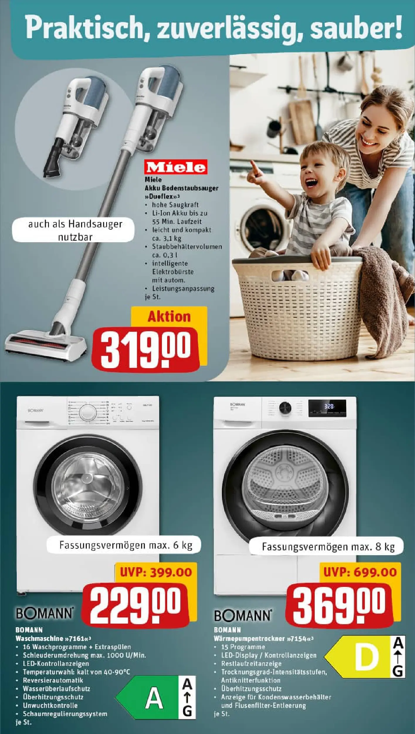 REWE Prospekt ab 13.10.2025 zum Blättern » Angebote | Seite: 33 | Produkte: Miele, Waschmaschine