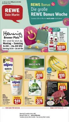 Rewe prospekt Münster	 ab 13.10.2025 gültig