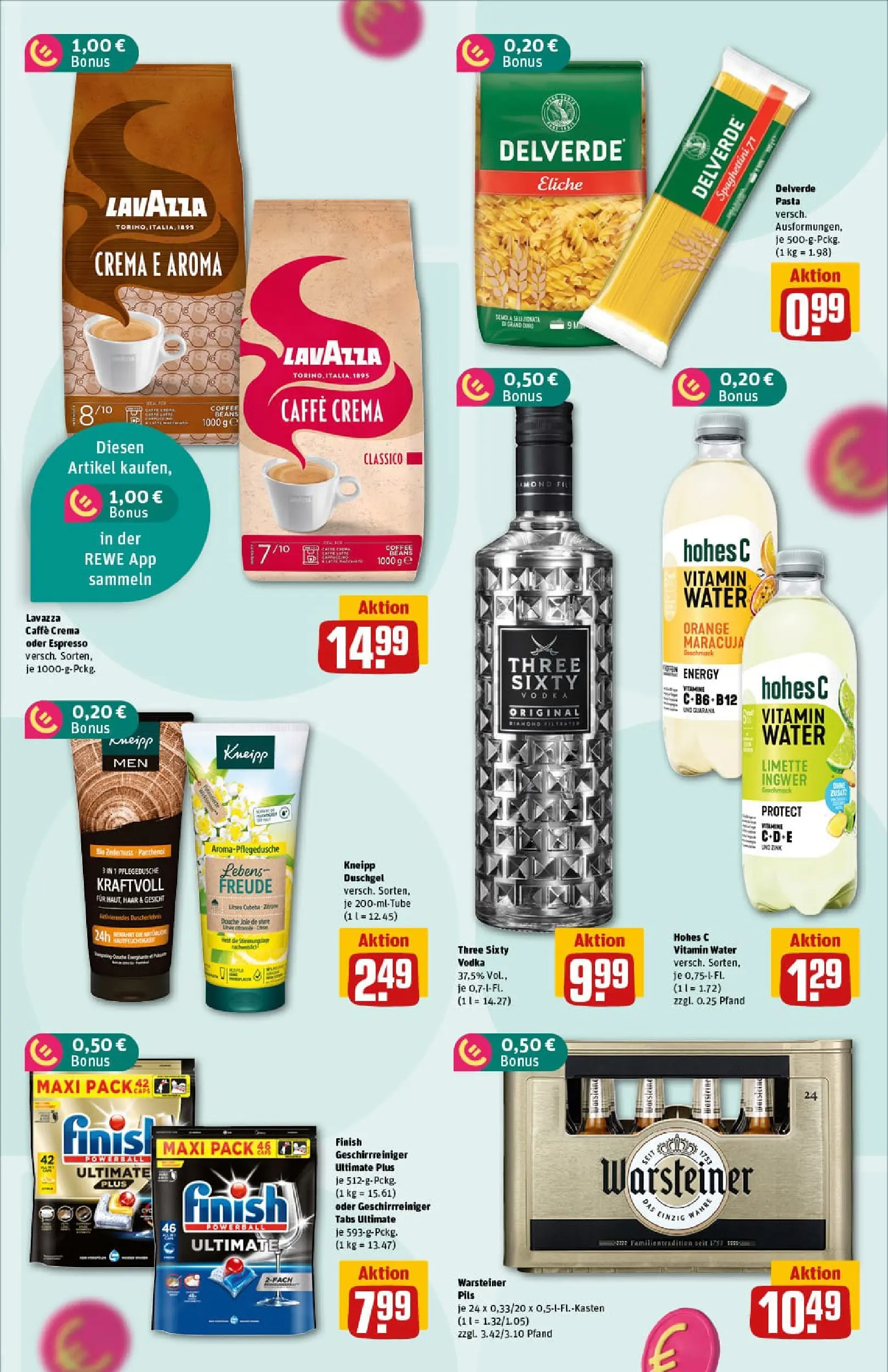 REWE Prospekt ab 13.10.2025 zum Blättern » Angebote | Seite: 5 | Produkte: Lavazza, Energy, Pasta, Hohes c