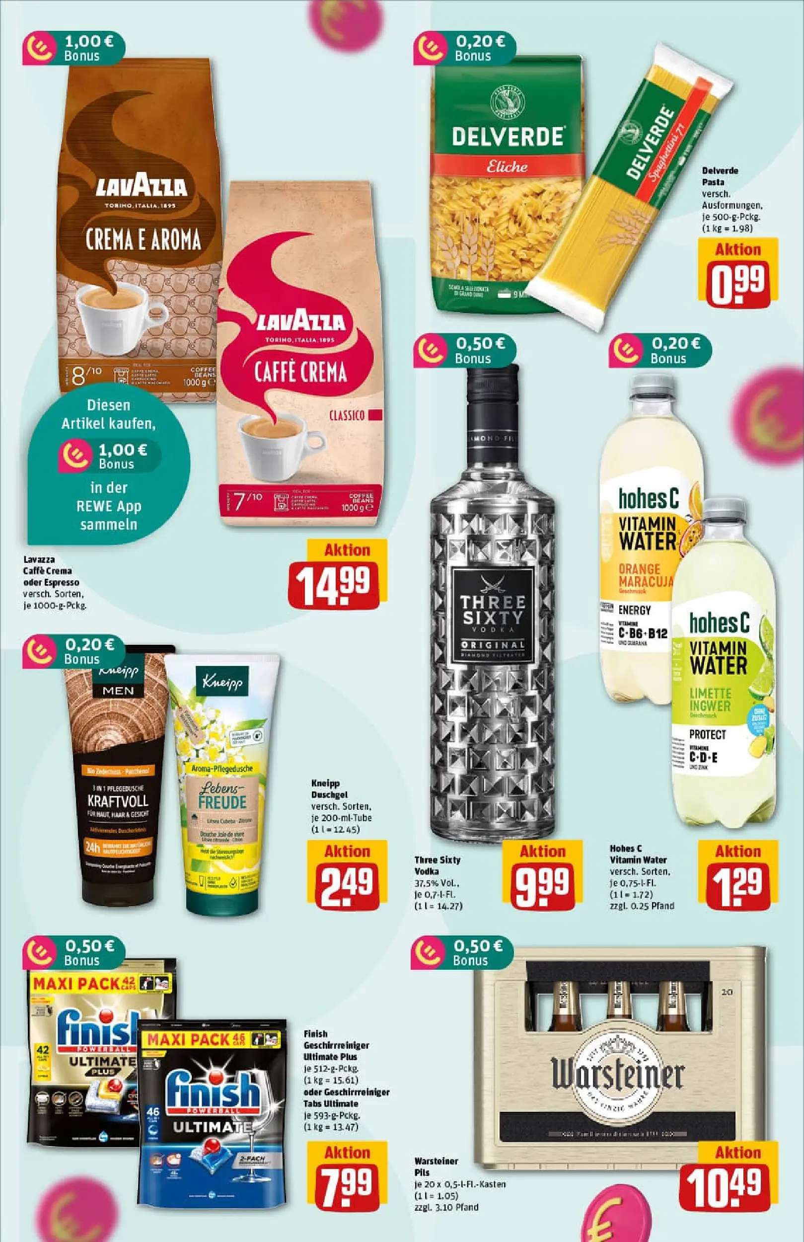 REWE Prospekt ab 13.10.2025 zum Blättern » Angebote | Seite: 5 | Produkte: Pils, Warsteiner, Hohes c, Vodka