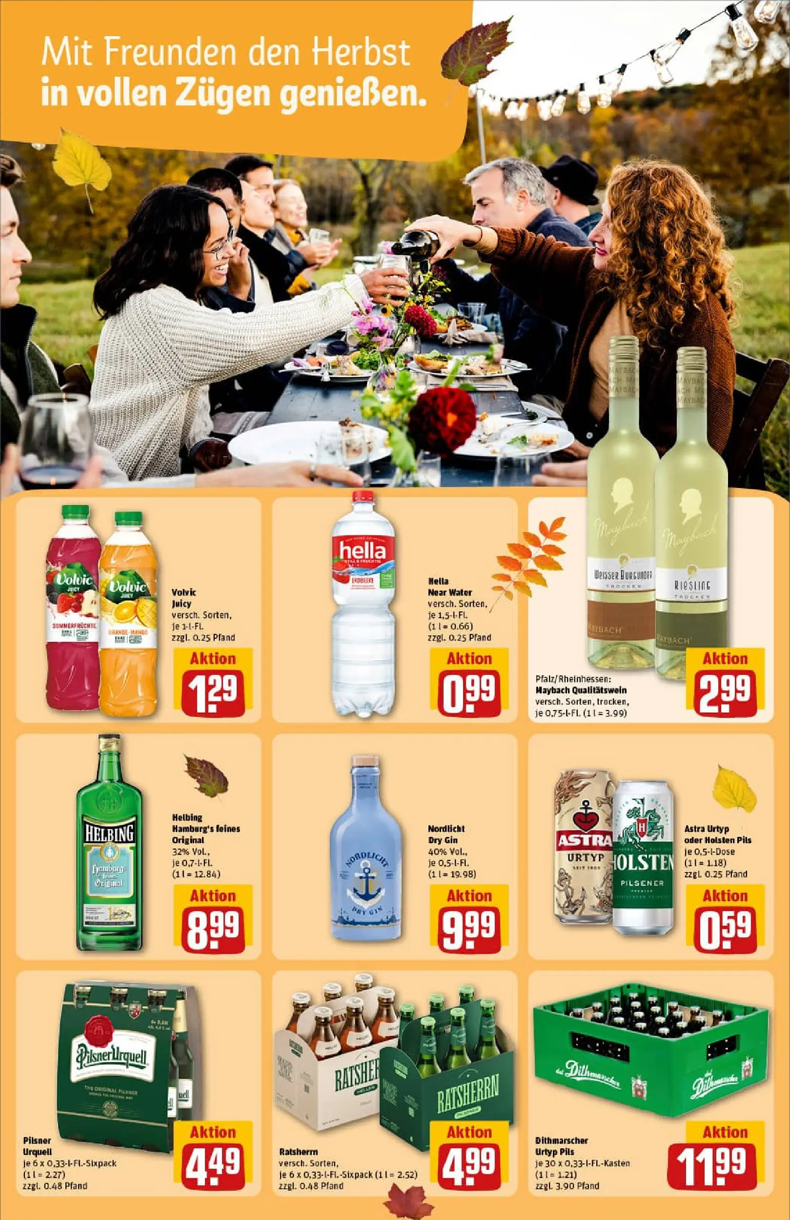 REWE Prospekt ab 13.10.2025 zum Blättern » Angebote | Seite: 17 | Produkte: Pils, Astra, Hella, Volvic