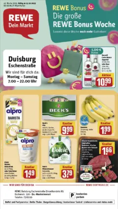 Rewe prospekt Duisburg	 ab 13.10.2025 gültig