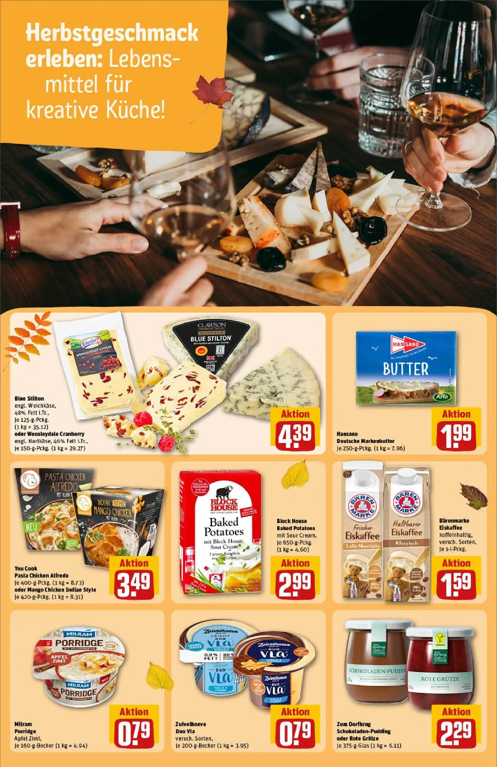REWE Prospekt ab 13.10.2025 zum Blättern » Angebote | Seite: 18 | Produkte: Youcook, Äpfel, Pudding, Milram