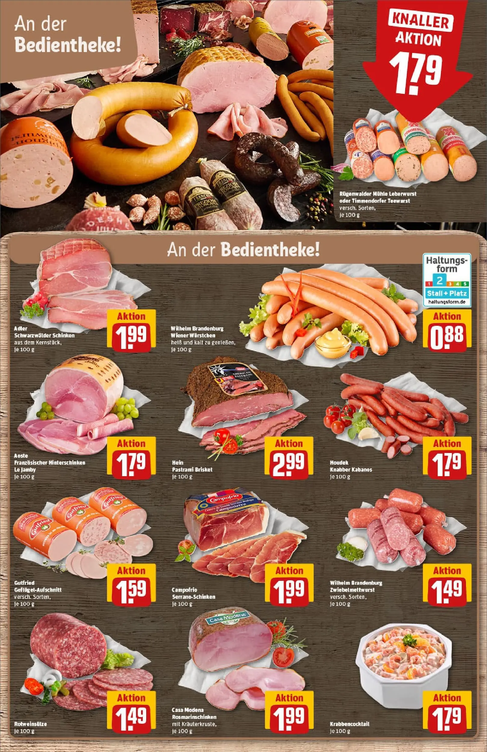 REWE Prospekt ab 13.10.2025 zum Blättern » Angebote | Seite: 10 | Produkte: Mühle, Wiener wurstchen, Schinken