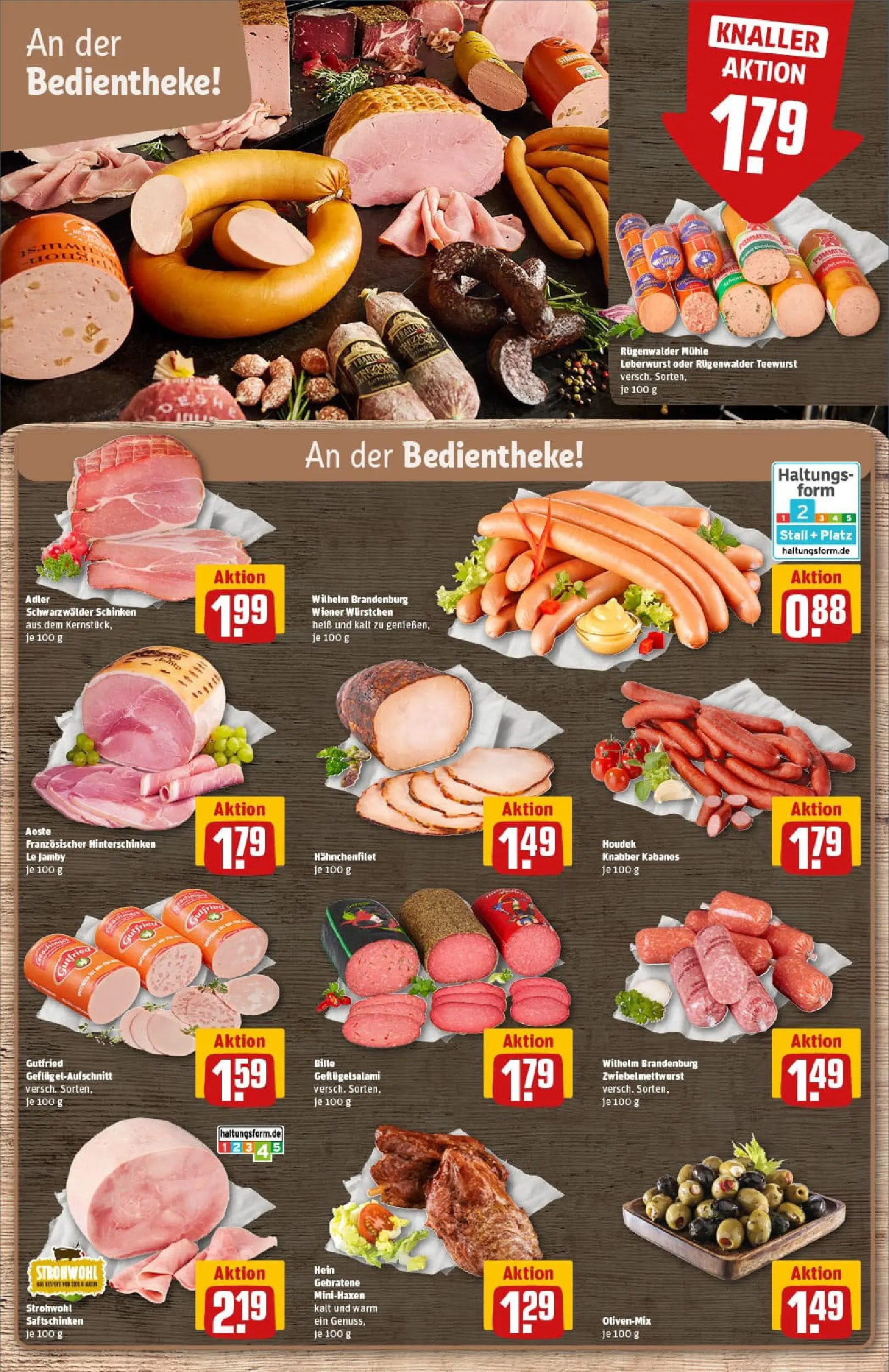 REWE Prospekt ab 13.10.2025 zum Blättern » Angebote | Seite: 10 | Produkte: Mühle, Wiener wurstchen, Schinken