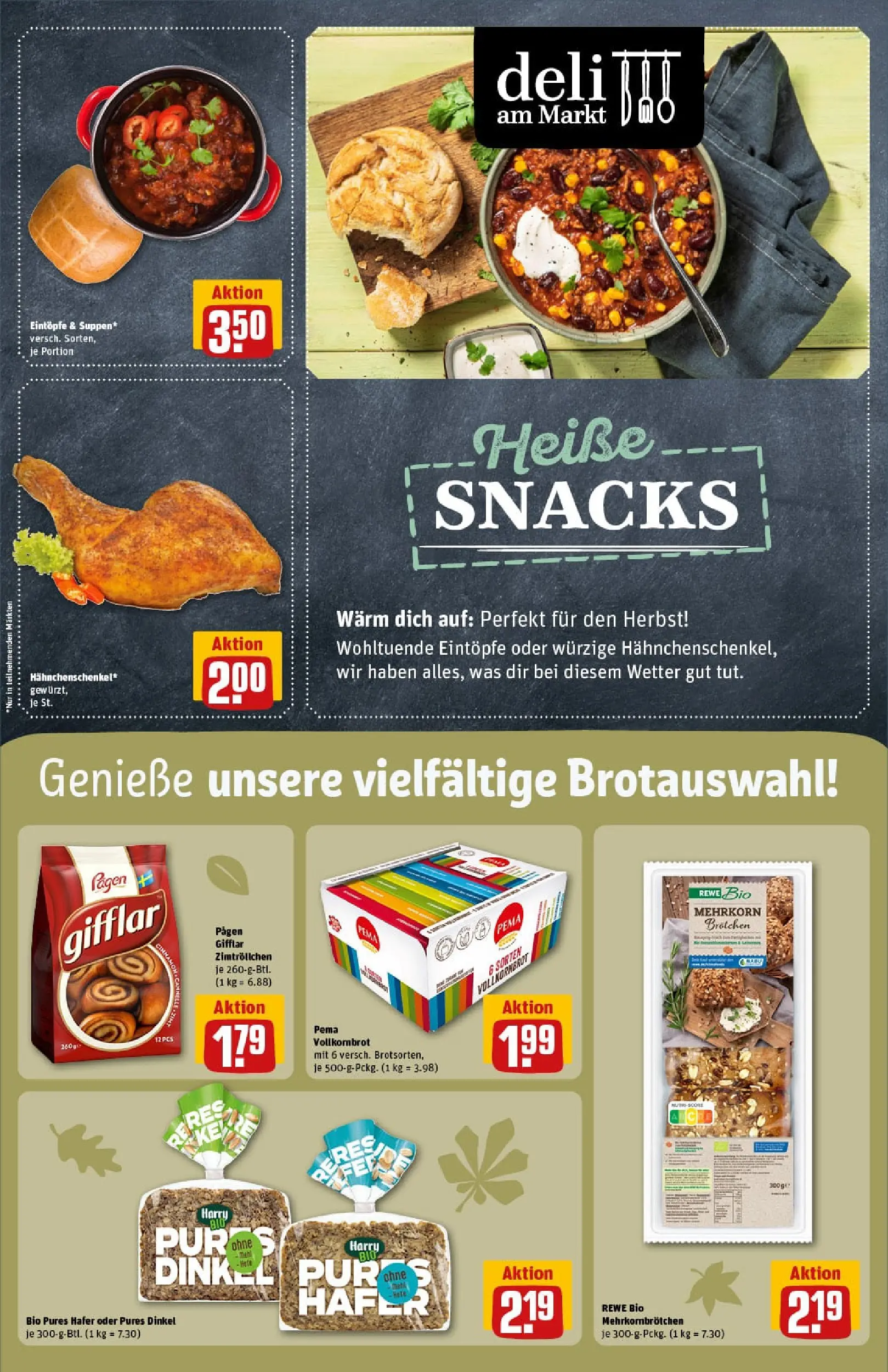REWE Prospekt ab 13.10.2025 zum Blättern » Angebote | Seite: 15 | Produkte: Vollkornbrot