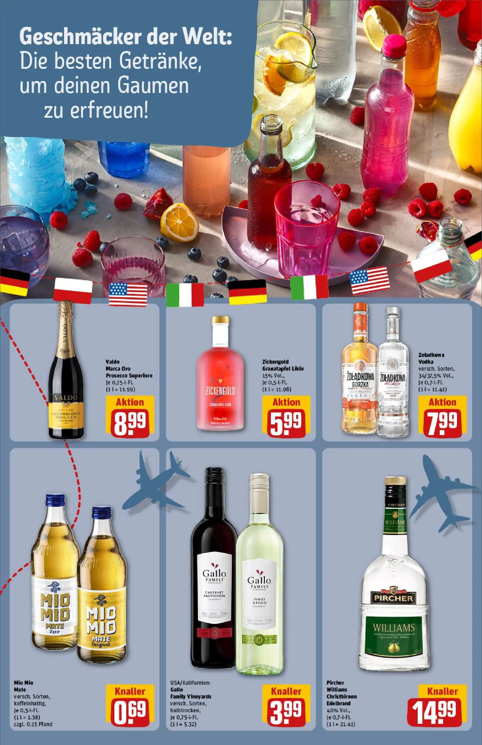 REWE Prospekt ab 13.10.2025 zum Blättern » Angebote | Seite: 17 | Produkte: Granatapfel, Likör, Mio mio mate, Vodka
