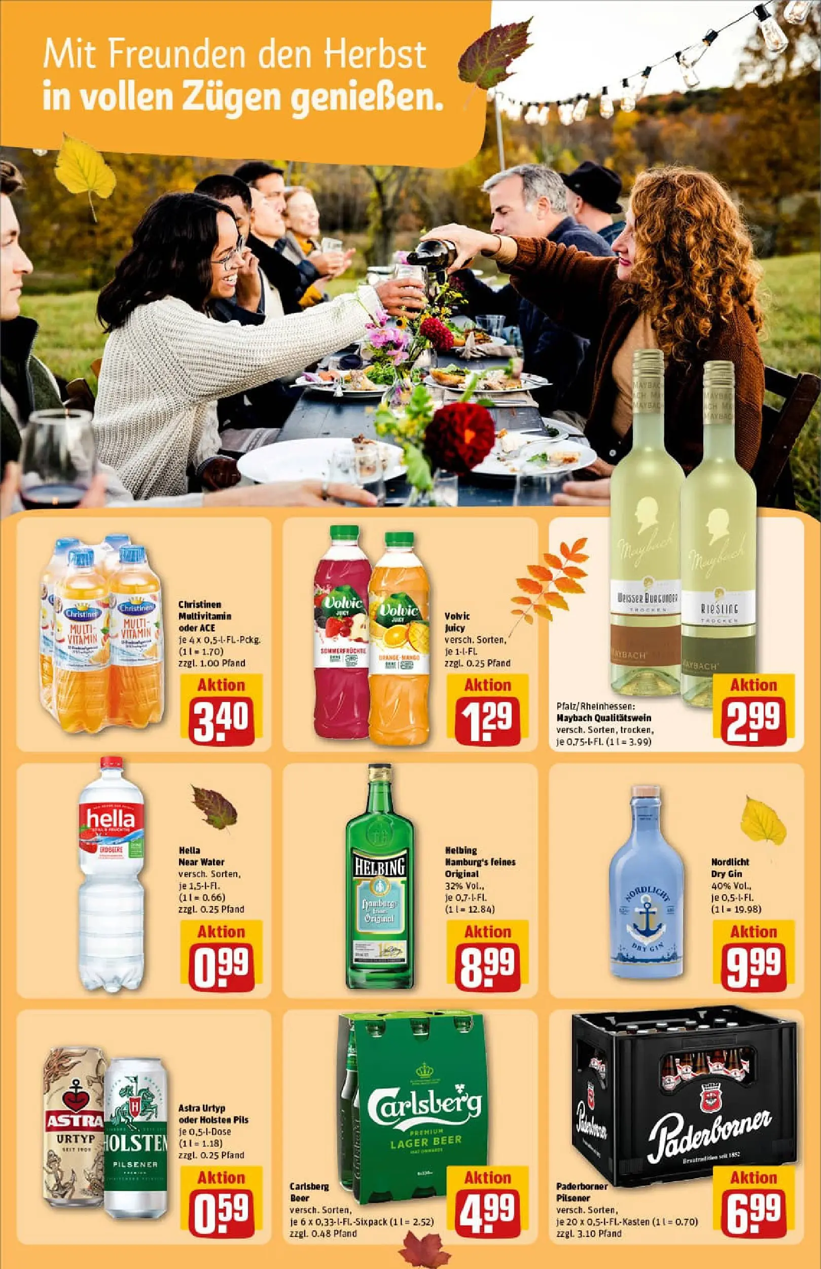 REWE Prospekt ab 13.10.2025 zum Blättern » Angebote | Seite: 17 | Produkte: Carlsberg, Holsten, Hella, Volvic