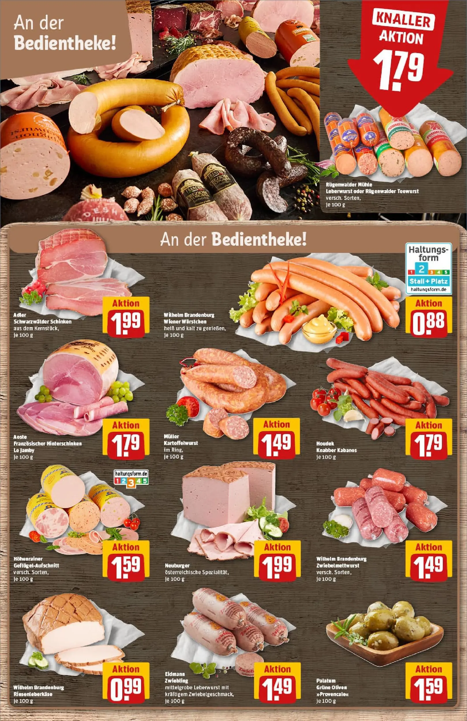 REWE Prospekt ab 13.10.2025 zum Blättern » Angebote | Seite: 10 | Produkte: Mühle, Wiener wurstchen, Schinken