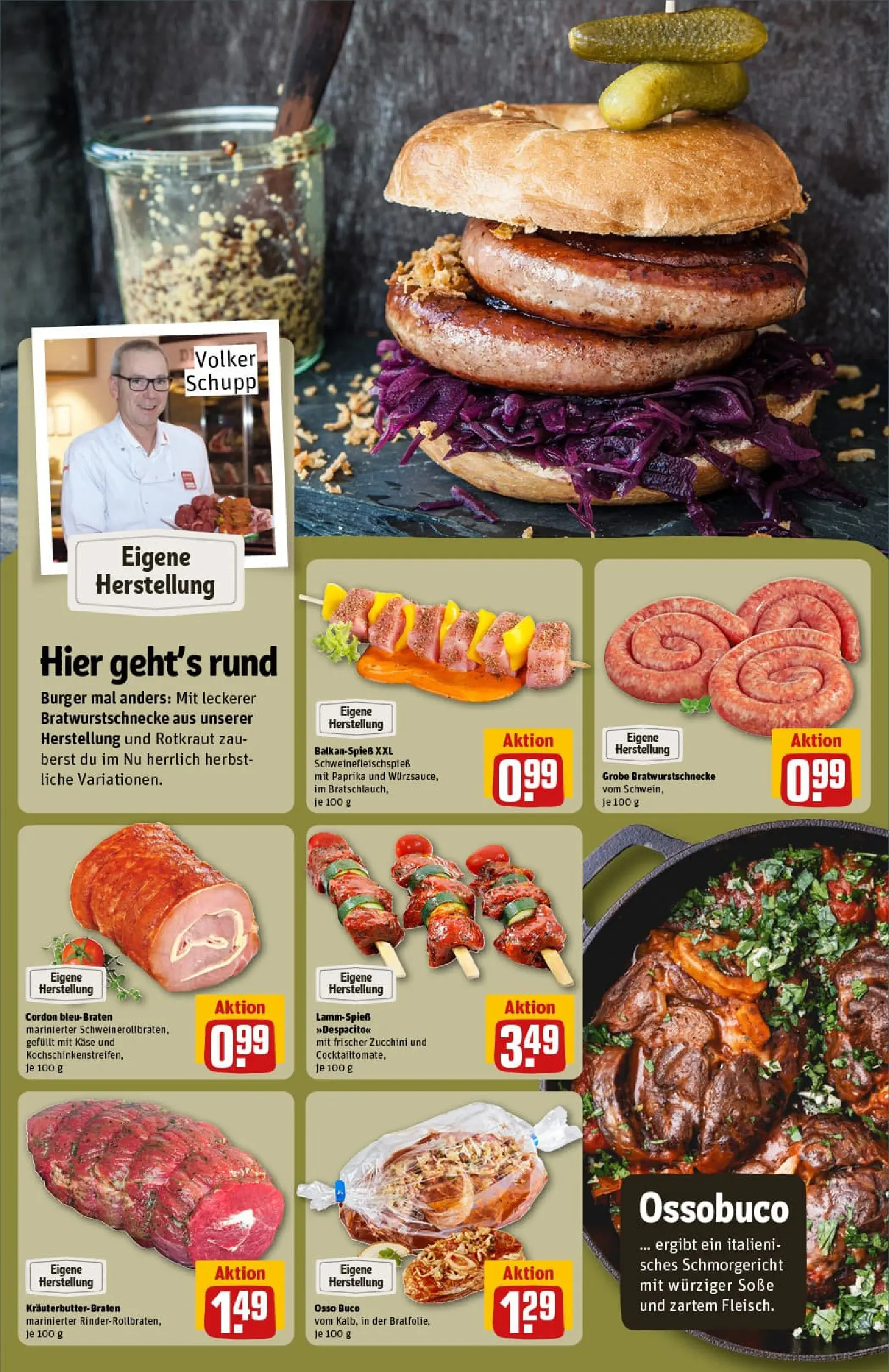 REWE Prospekt ab 13.10.2025 zum Blättern » Angebote | Seite: 12 | Produkte: Butter, Käse, Paprika, Soße