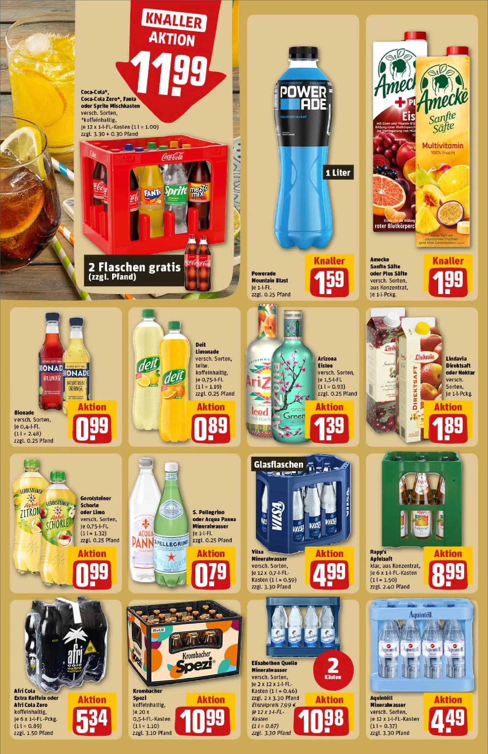REWE Prospekt ab 13.10.2025 zum Blättern » Angebote | Seite: 16 | Produkte: Cola, Apple, Krombacher, Gerolsteiner