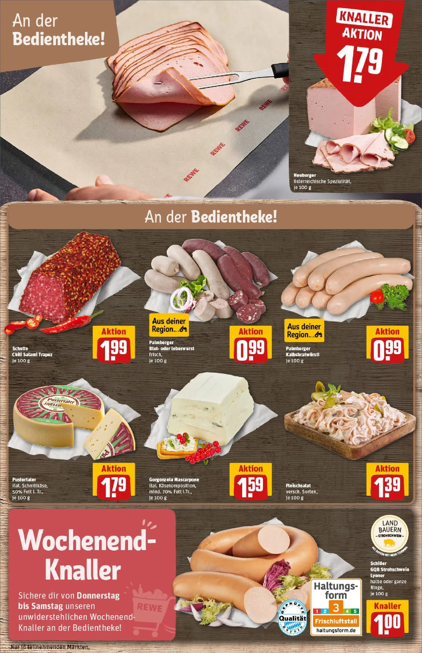 REWE Prospekt ab 13.10.2025 zum Blättern » Angebote | Seite: 11 | Produkte: Mascarpone, Chili, Salami