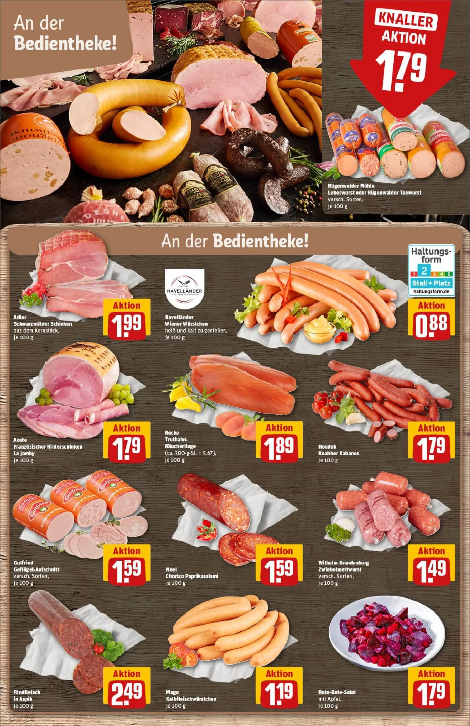 REWE Prospekt ab 13.10.2025 zum Blättern » Angebote | Seite: 12 | Produkte: Mühle, Wiener wurstchen, Salami, Rindfleisch