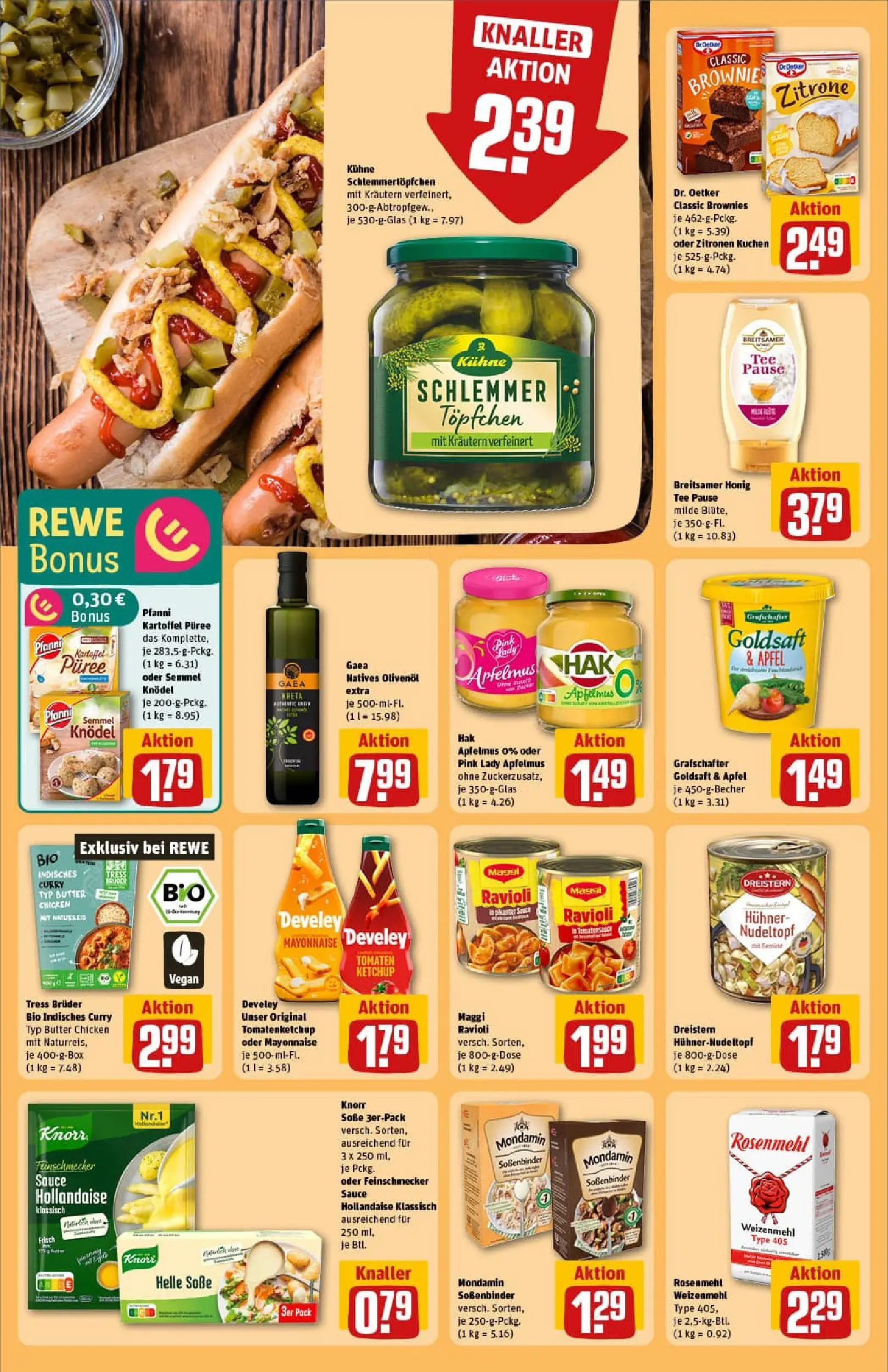 REWE Prospekt ab 13.10.2025 zum Blättern » Angebote | Seite: 28 | Produkte: Weizenmehl, Knorr, Zitrone, Zitronen
