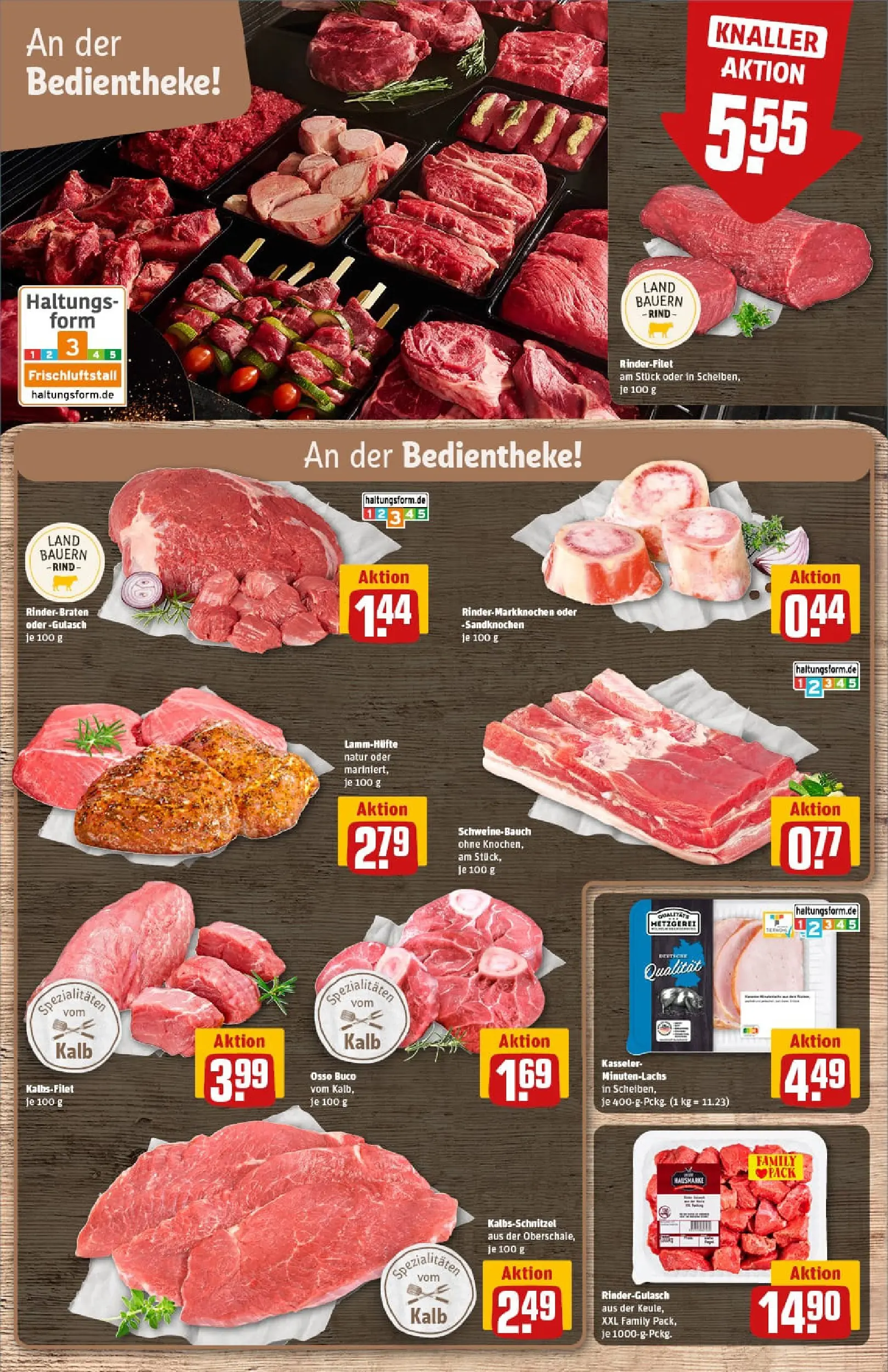 REWE Prospekt ab 13.10.2025 zum Blättern » Angebote | Seite: 9 | Produkte: Rinderbraten, Rindergulasch, Rinderfilet, Gulasch