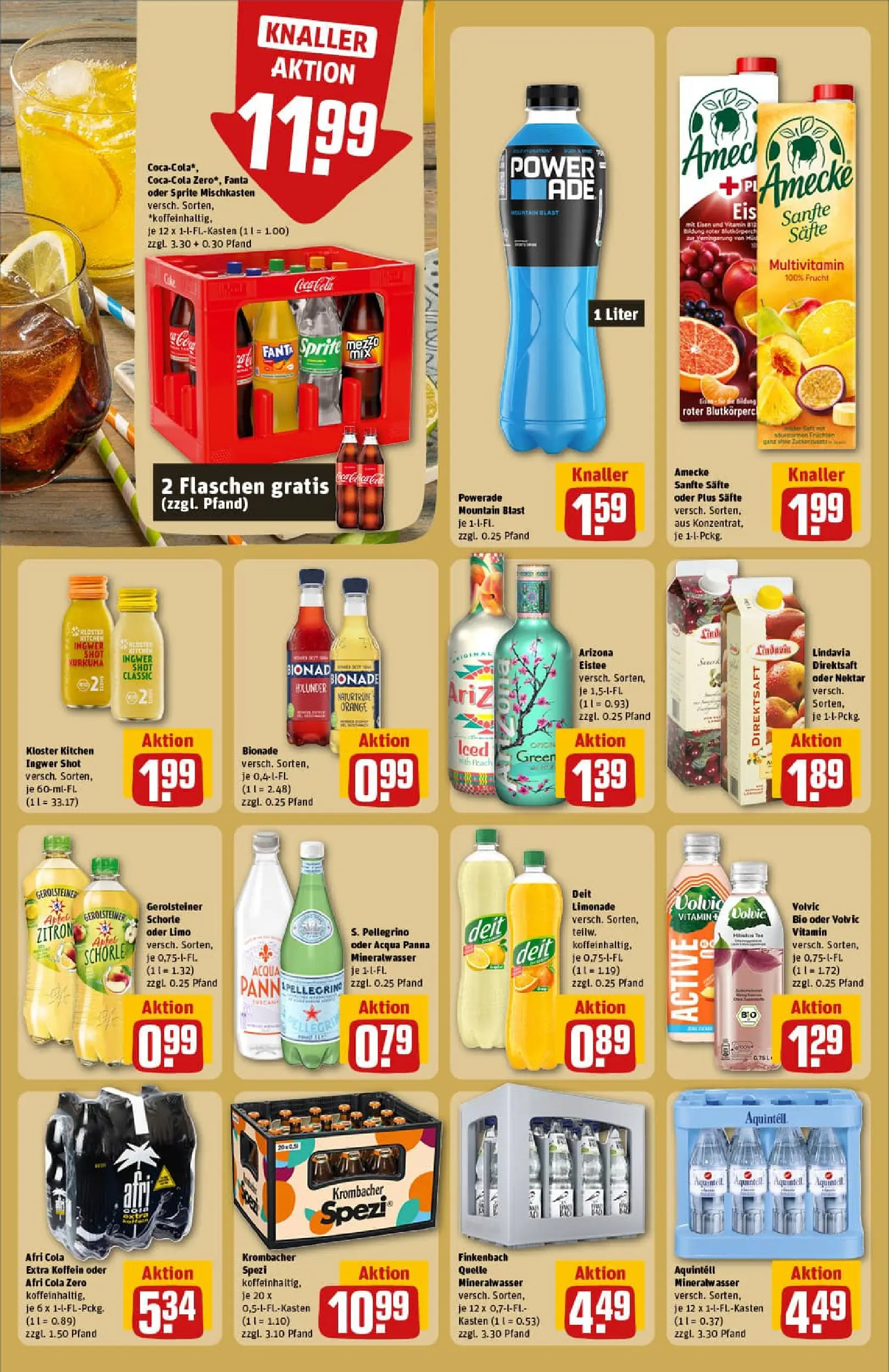 REWE Prospekt ab 13.10.2025 zum Blättern » Angebote | Seite: 20 | Produkte: Fanta, Krombacher, Volvic, Gerolsteiner
