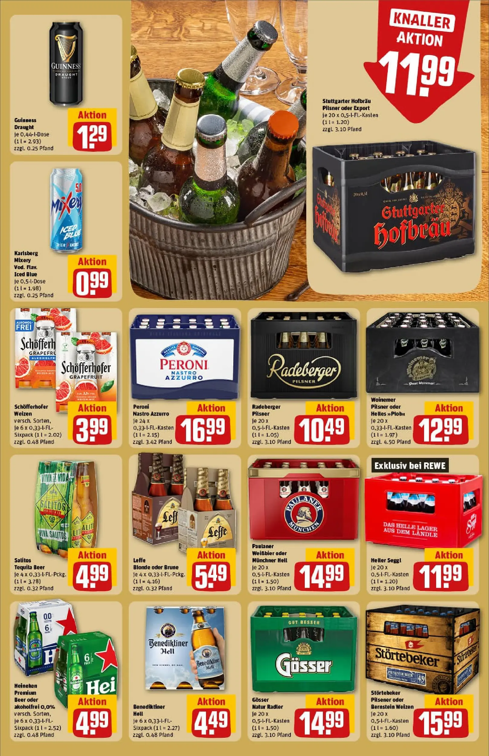 REWE Prospekt ab 13.10.2025 zum Blättern » Angebote | Seite: 17 | Produkte: Weißbier, Heineken, Radler, Paulaner