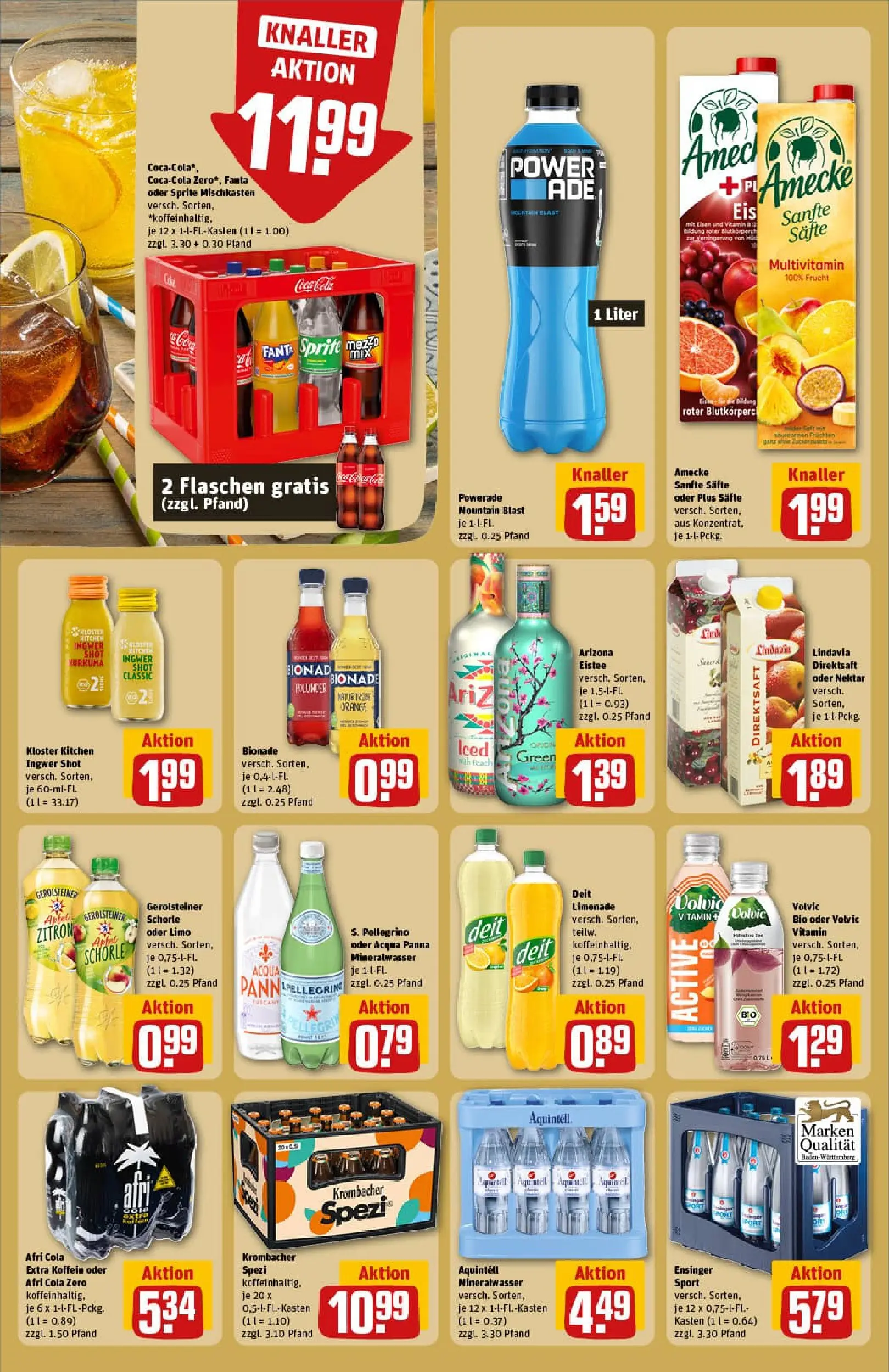 REWE Prospekt ab 13.10.2025 zum Blättern » Angebote | Seite: 16 | Produkte: Fanta, Cola, Limonade, Krombacher