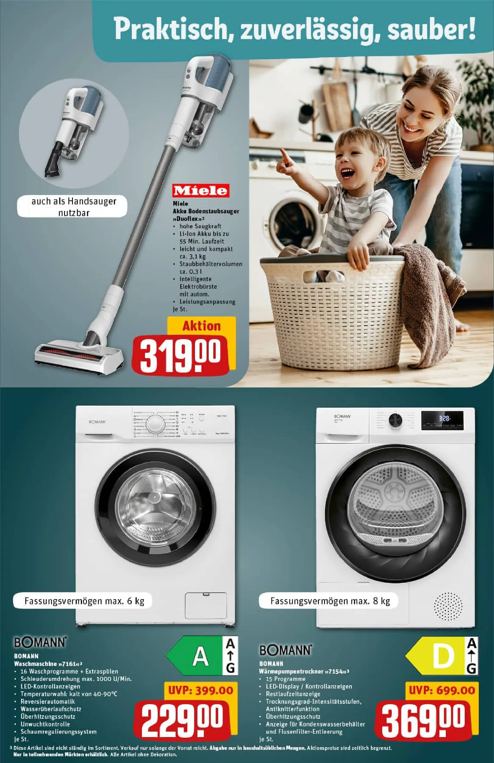 REWE Prospekt ab 13.10.2025 zum Blättern » Angebote | Seite: 35 | Produkte: Miele, Waschmaschine