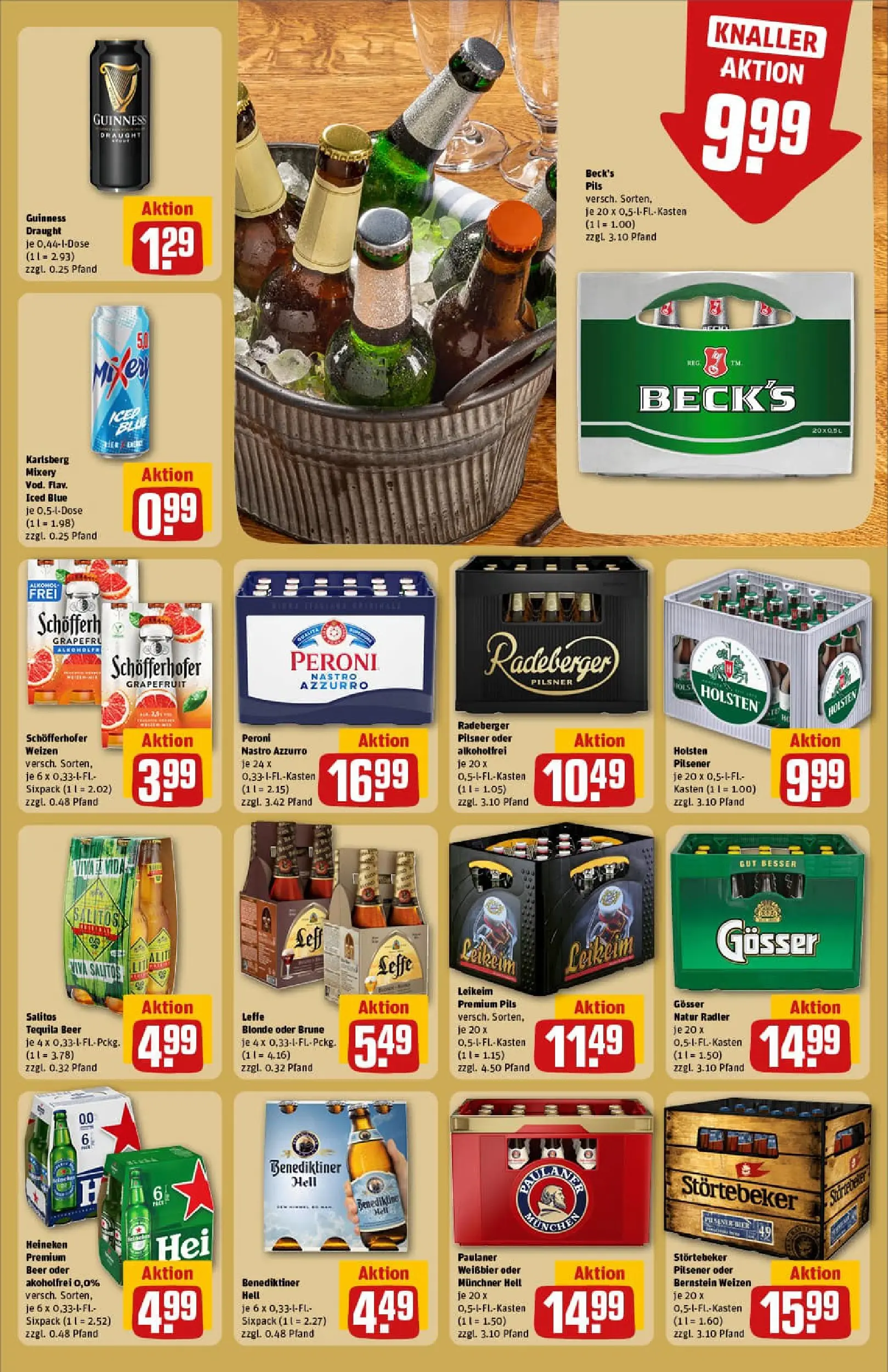 REWE Prospekt ab 13.10.2025 zum Blättern » Angebote | Seite: 23 | Produkte: Mixer, Weißbier, Grapefruit, Paulaner