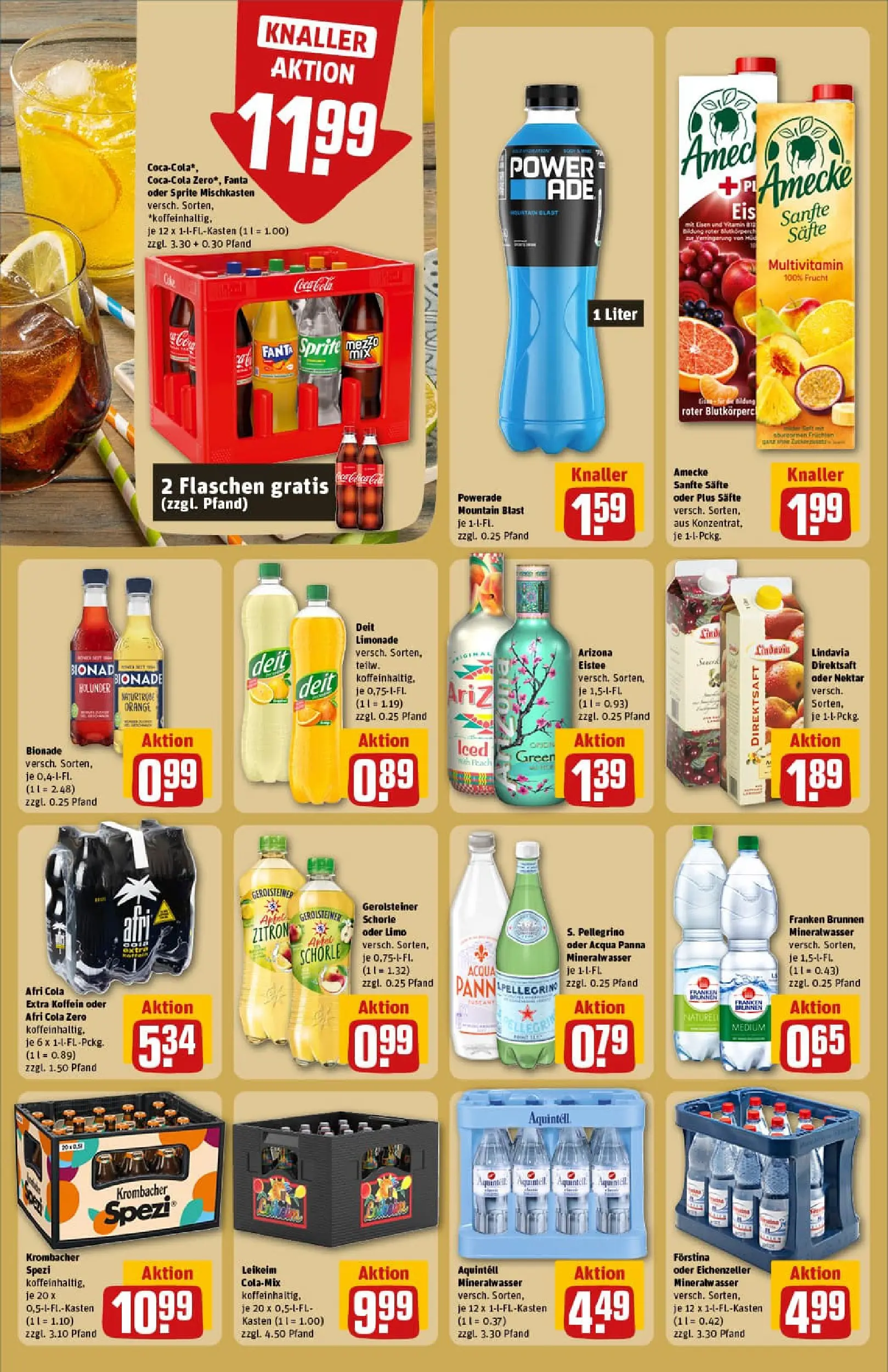 REWE Prospekt ab 13.10.2025 zum Blättern » Angebote | Seite: 22 | Produkte: Cola, Äpfel, Limonade, Bionade