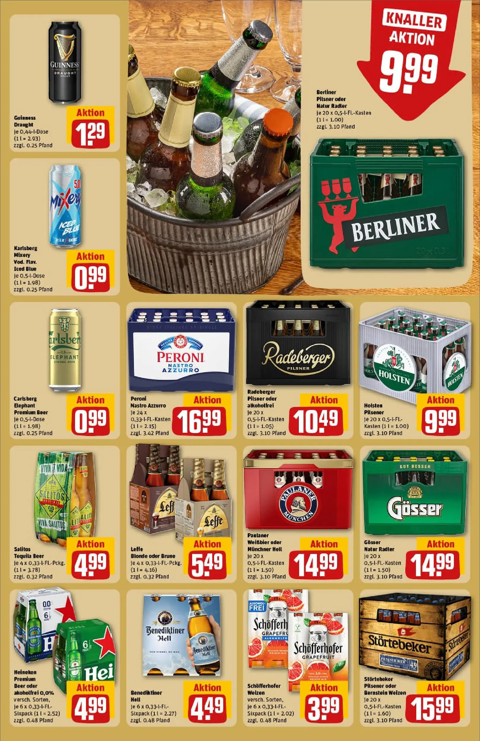 REWE Prospekt ab 13.10.2025 zum Blättern » Angebote | Seite: 23 | Produkte: Mixer, Heineken, Radeberger pilsner, Berliner pilsner