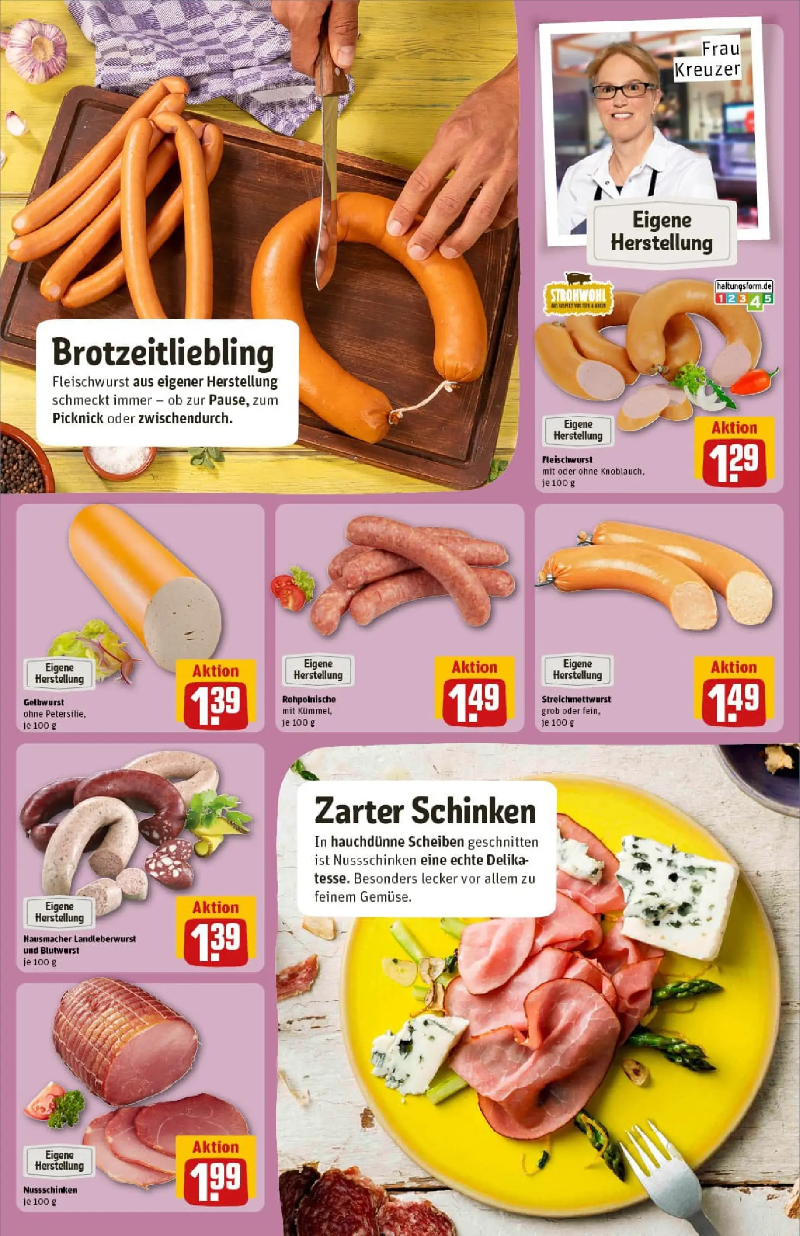 REWE Prospekt ab 13.10.2025 zum Blättern » Angebote | Seite: 15 | Produkte: Schinken