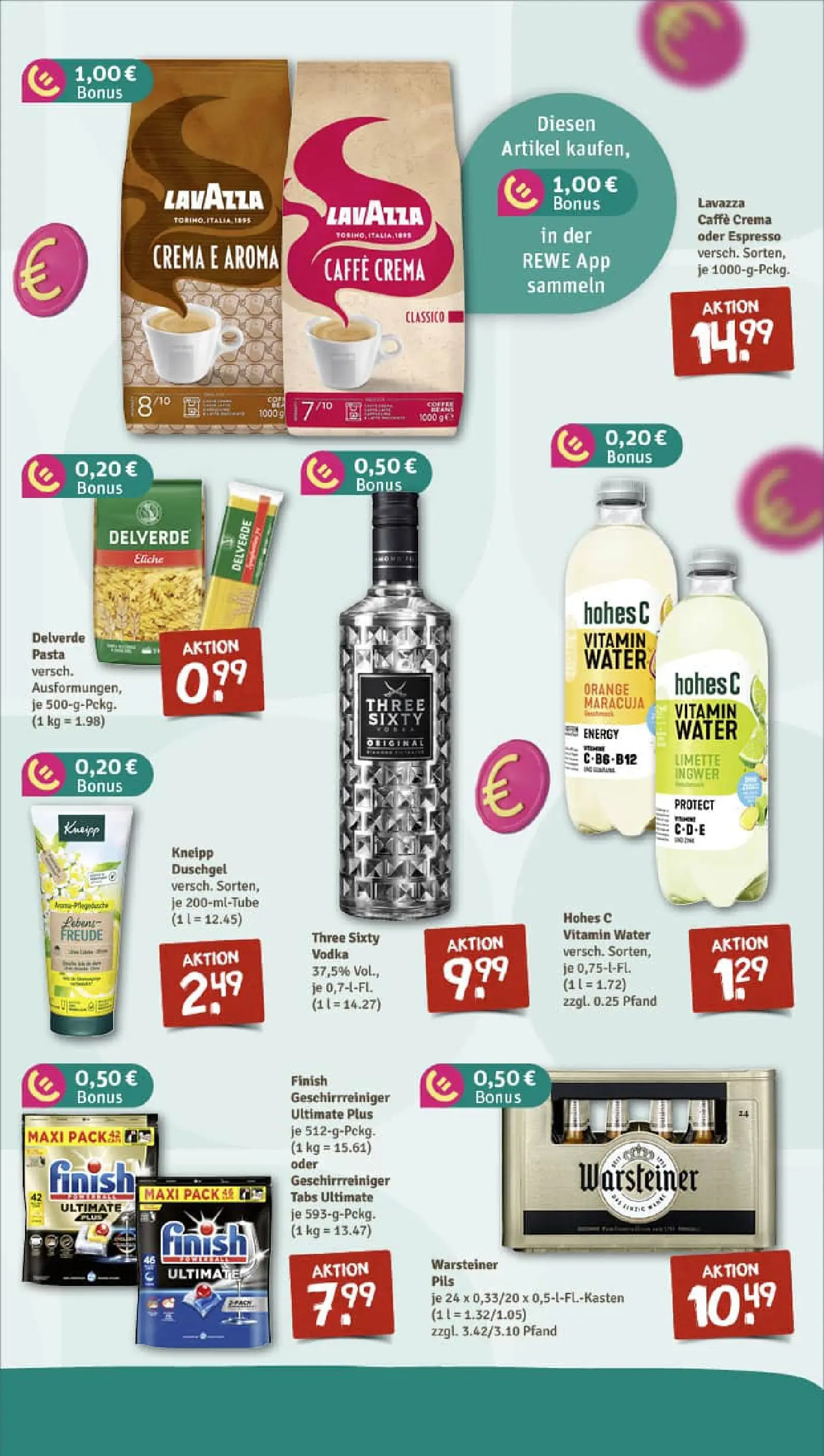 REWE Prospekt ab 13.10.2025 zum Blättern » Angebote | Seite: 5 | Produkte: Pils, Shower Gel, Limette, Pasta