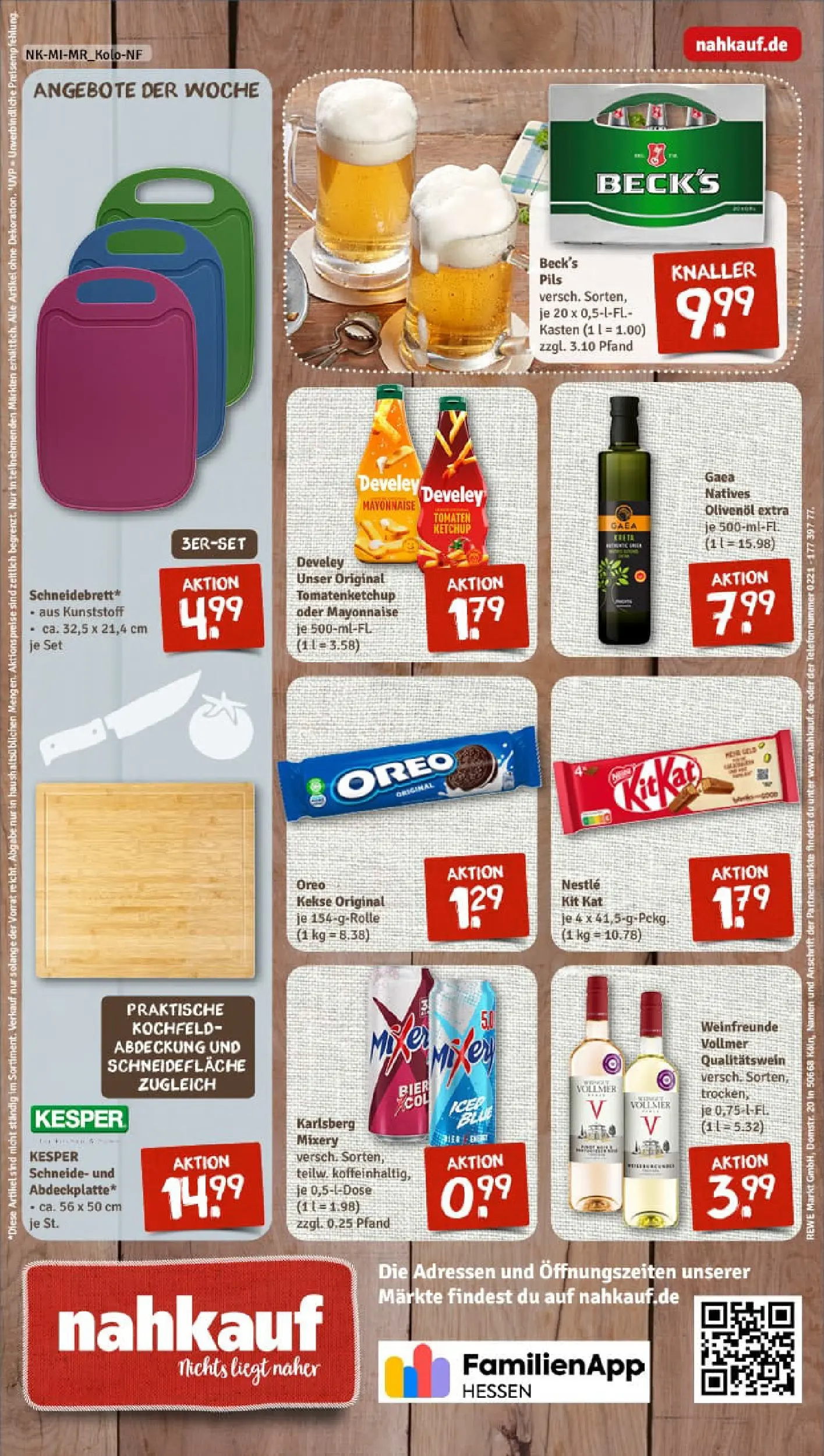 REWE Prospekt ab 13.10.2025 zum Blättern » Angebote | Seite: 8 | Produkte: Mixer, Olivenol, Tomaten, Mayonnaise
