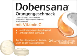 Dobensana Lutschtabletten Orangengeschmack mit Vitamin C