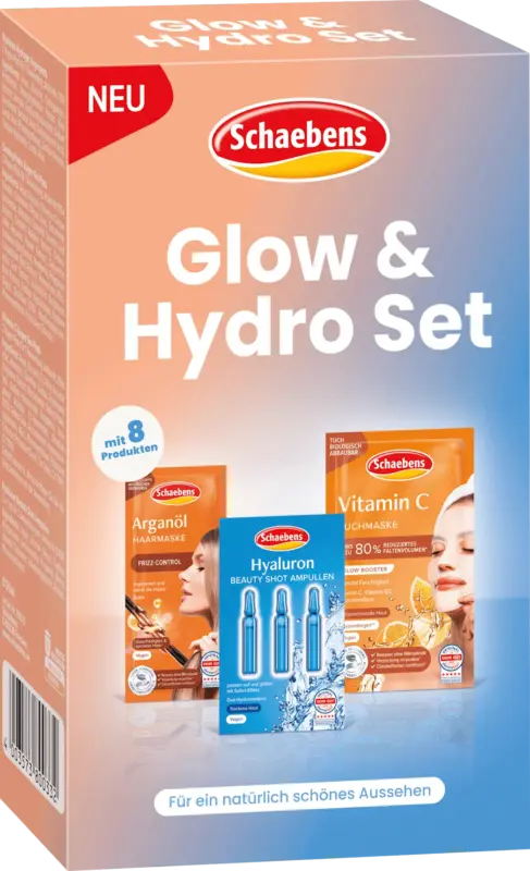 Schaebens Geschenkset Glow + Hydro 8tlg